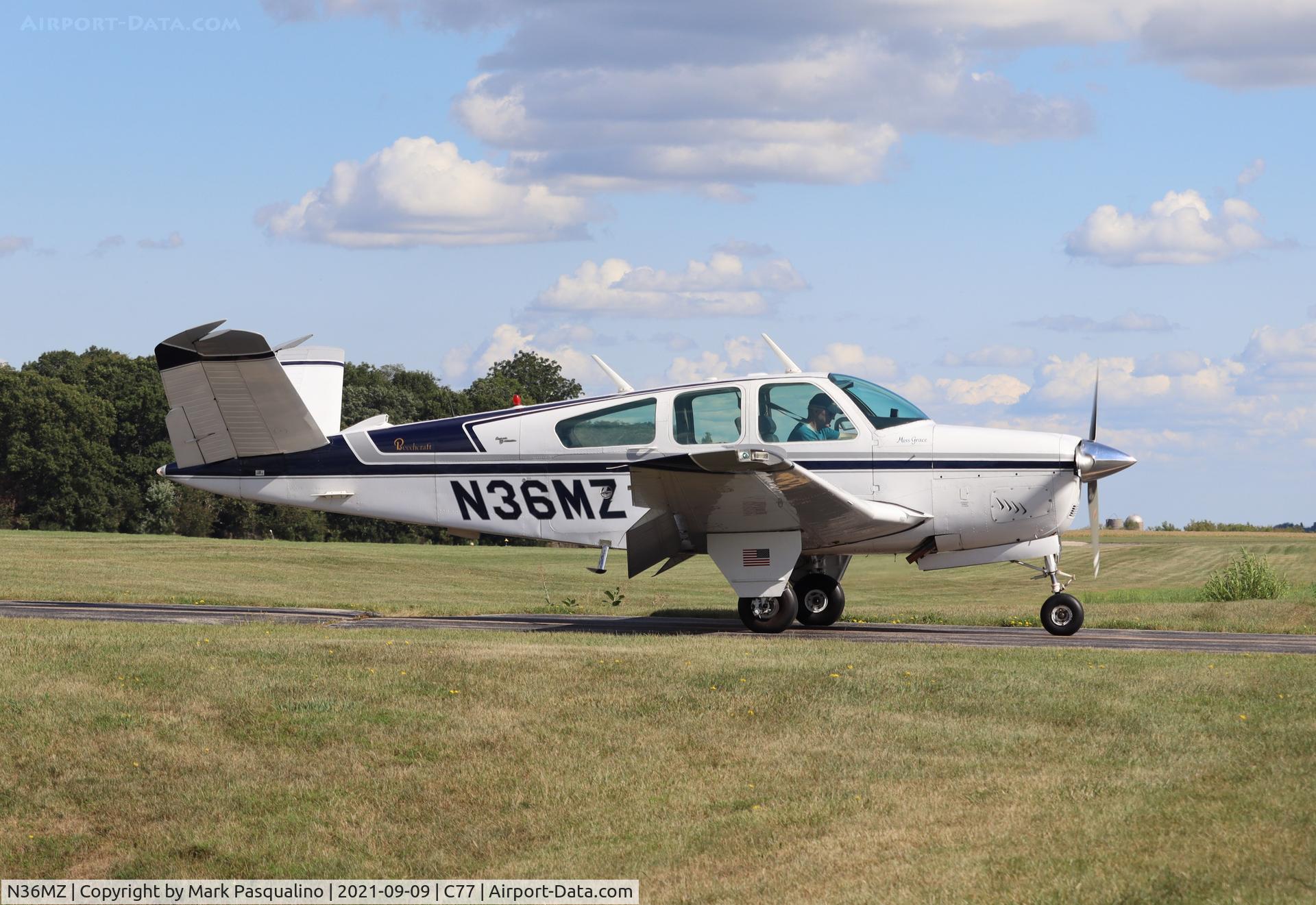 N36MZ, 1966 Beech V35 Bonanza C/N D-8378, Beech V35