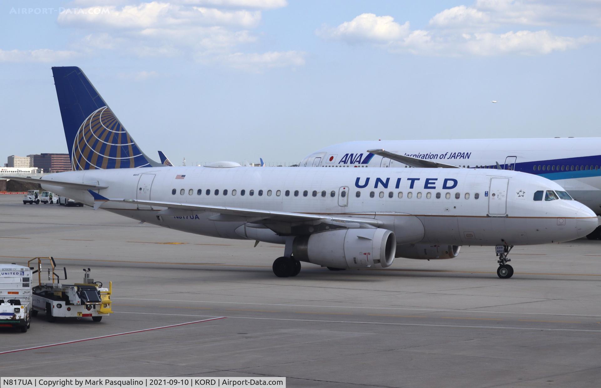 N817UA, 1998 Airbus A319-131 C/N 873, Airbus A319-131