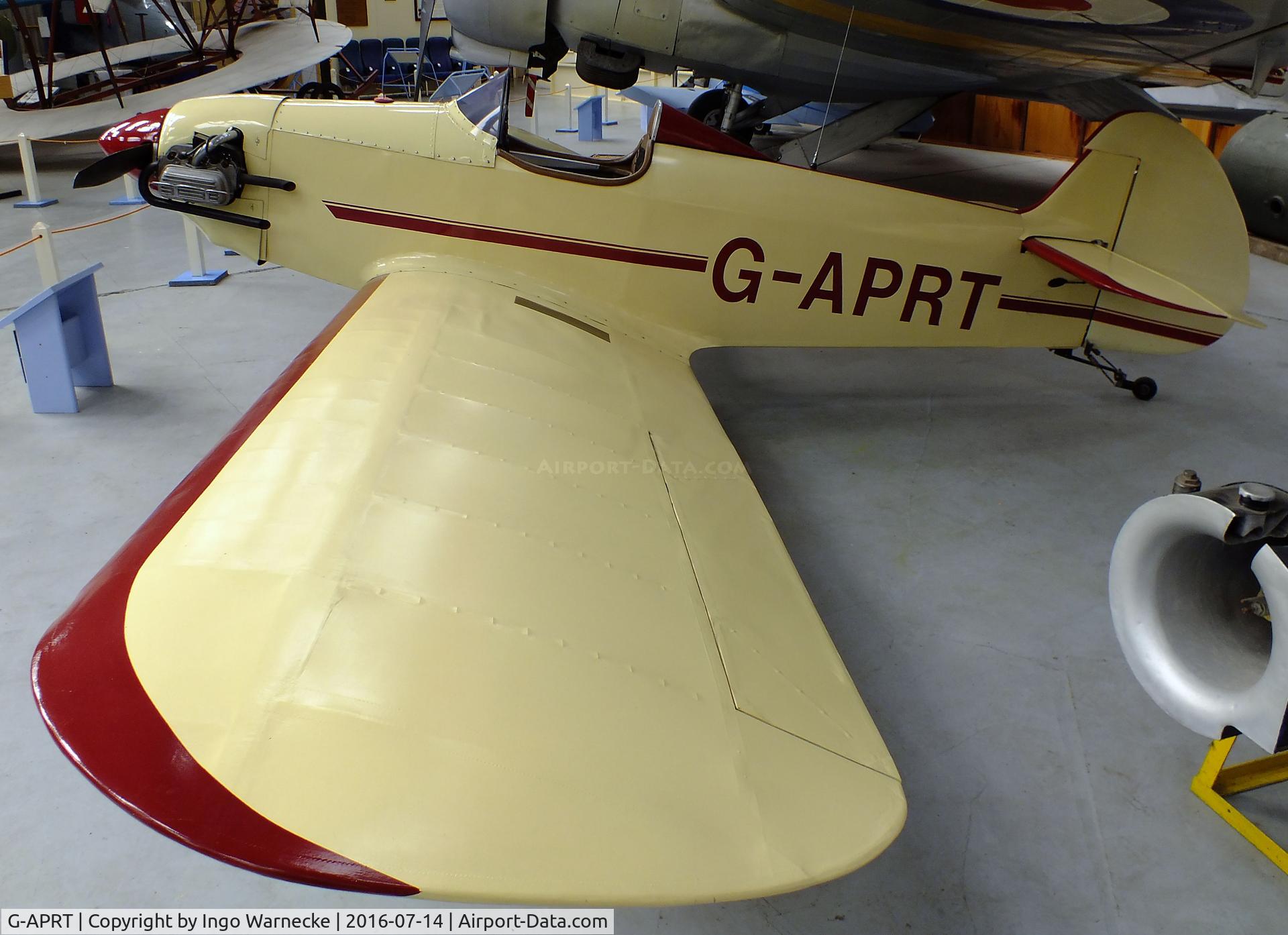 G-APRT, 1959 Taylor JT-1 Monoplane C/N PFA 537, Taylor J.T.1 Monoplane at the Newark Air Museum