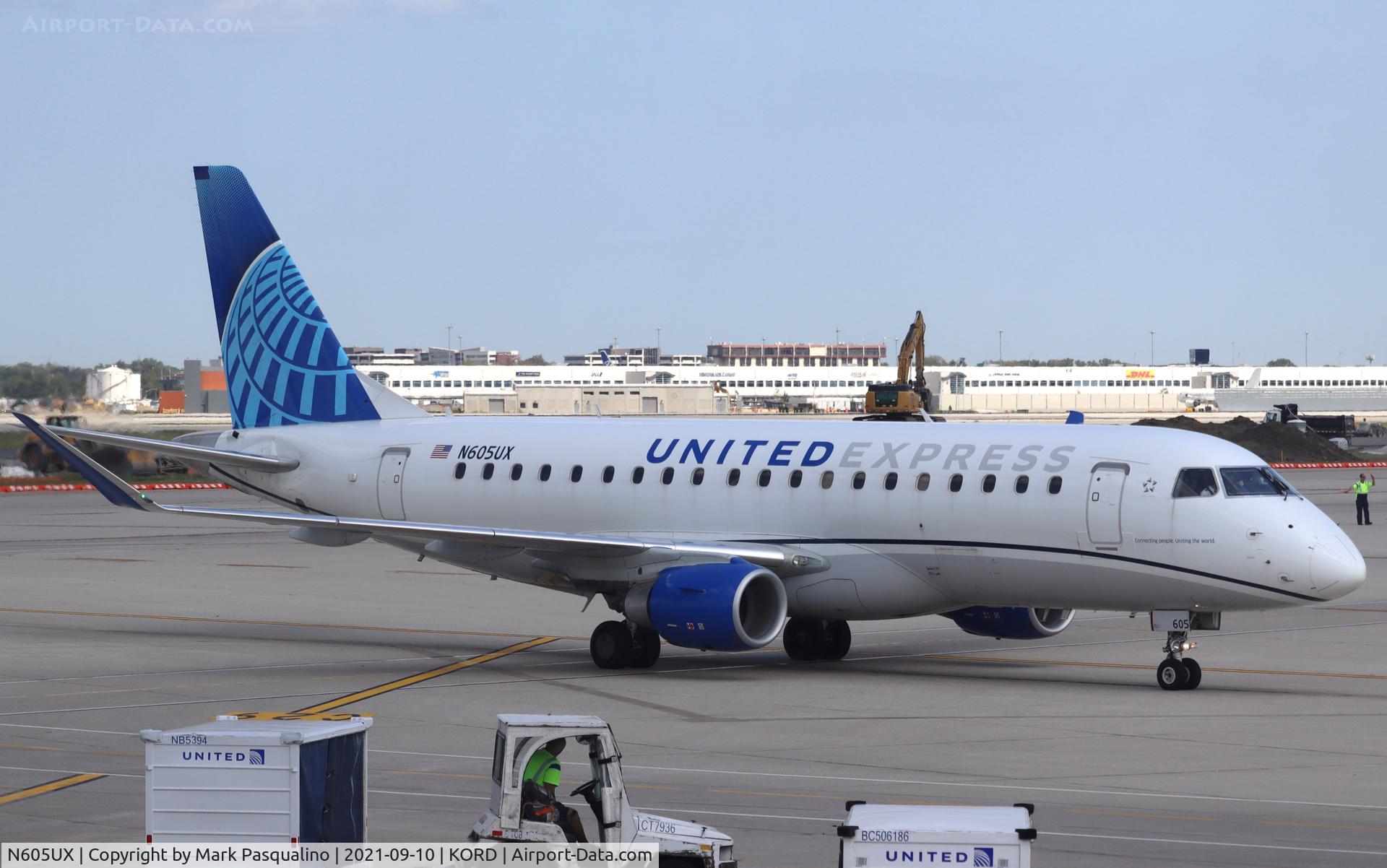 N605UX, 2019 Embraer 175LR (ERJ-170-200LR) C/N 17000802, ERJ-170-200LR