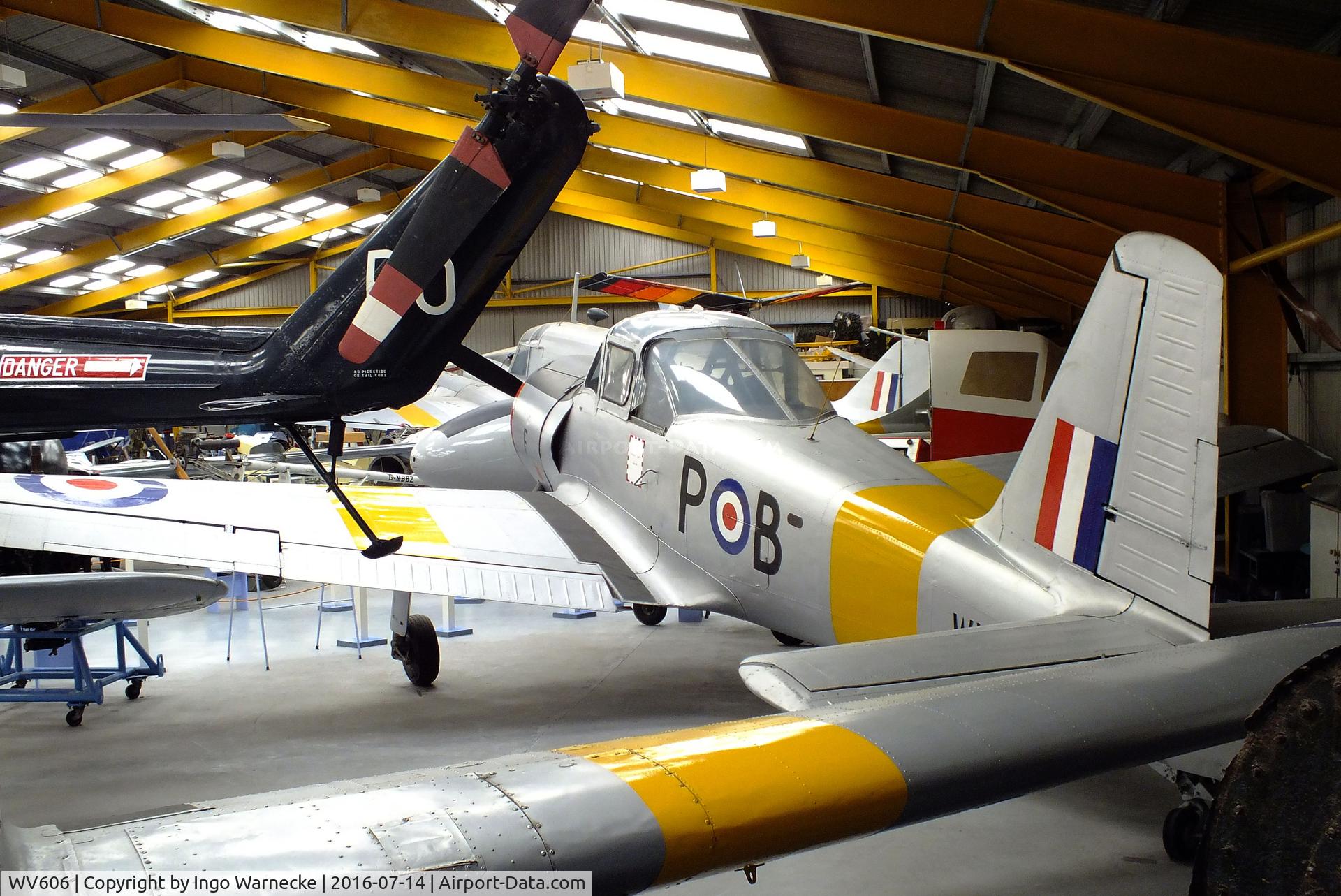 WV606, 1954 Percival P-56 Provost T.1 C/N PAC/56/133, Percival P.56 Provost T1 at the Newark Air Museum