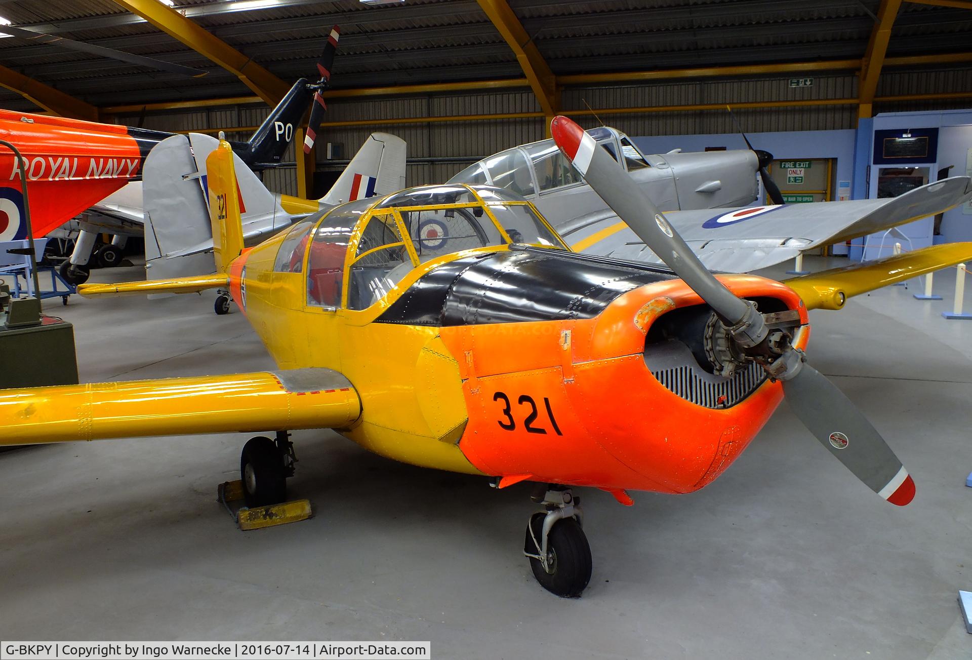G-BKPY, Saab 91B-2 Safir C/N 91-321, SAAB 91B-2 Safir at the Newark Air Museum