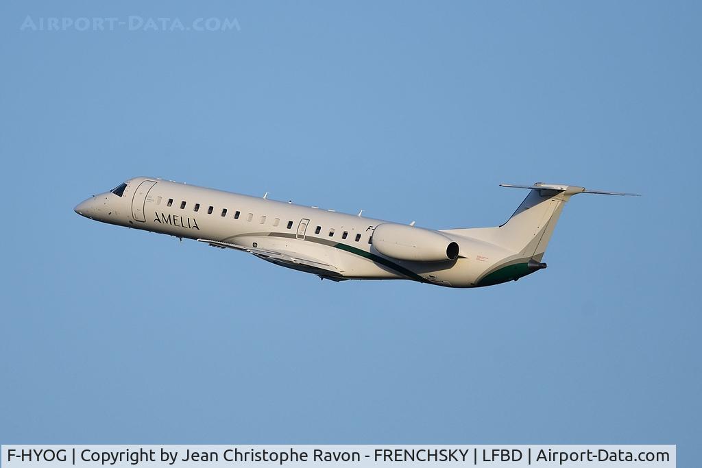 F-HYOG, 2001 Embraer ERJ-145LR (EMB-145LR) C/N 145526, AMELIA ex Belgian Air Force CE-03
charter Lens football team