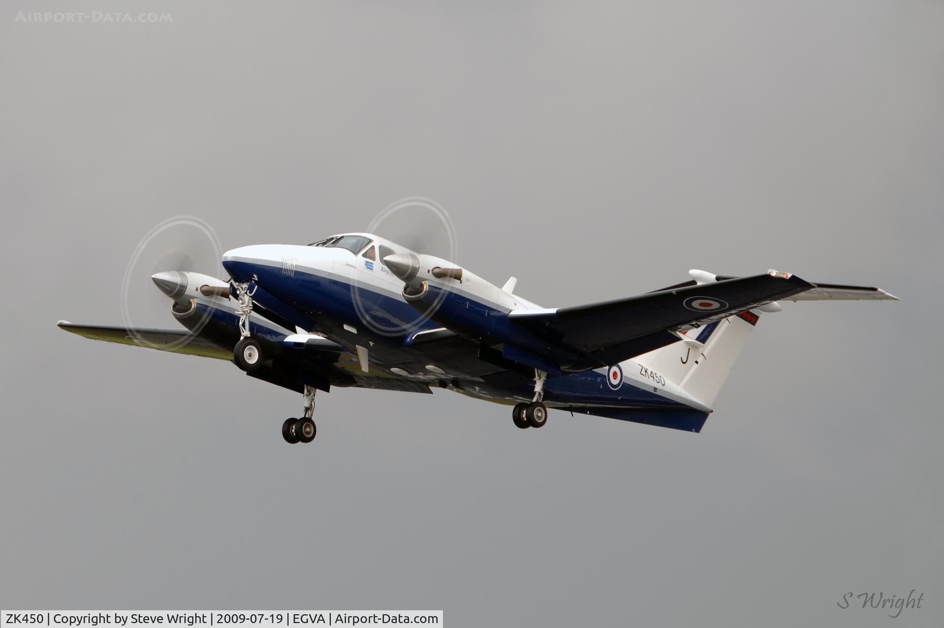 ZK450, 2003 Raytheon B200 King Air C/N BB-1829, RIAT 2009 RAF Fairford UK