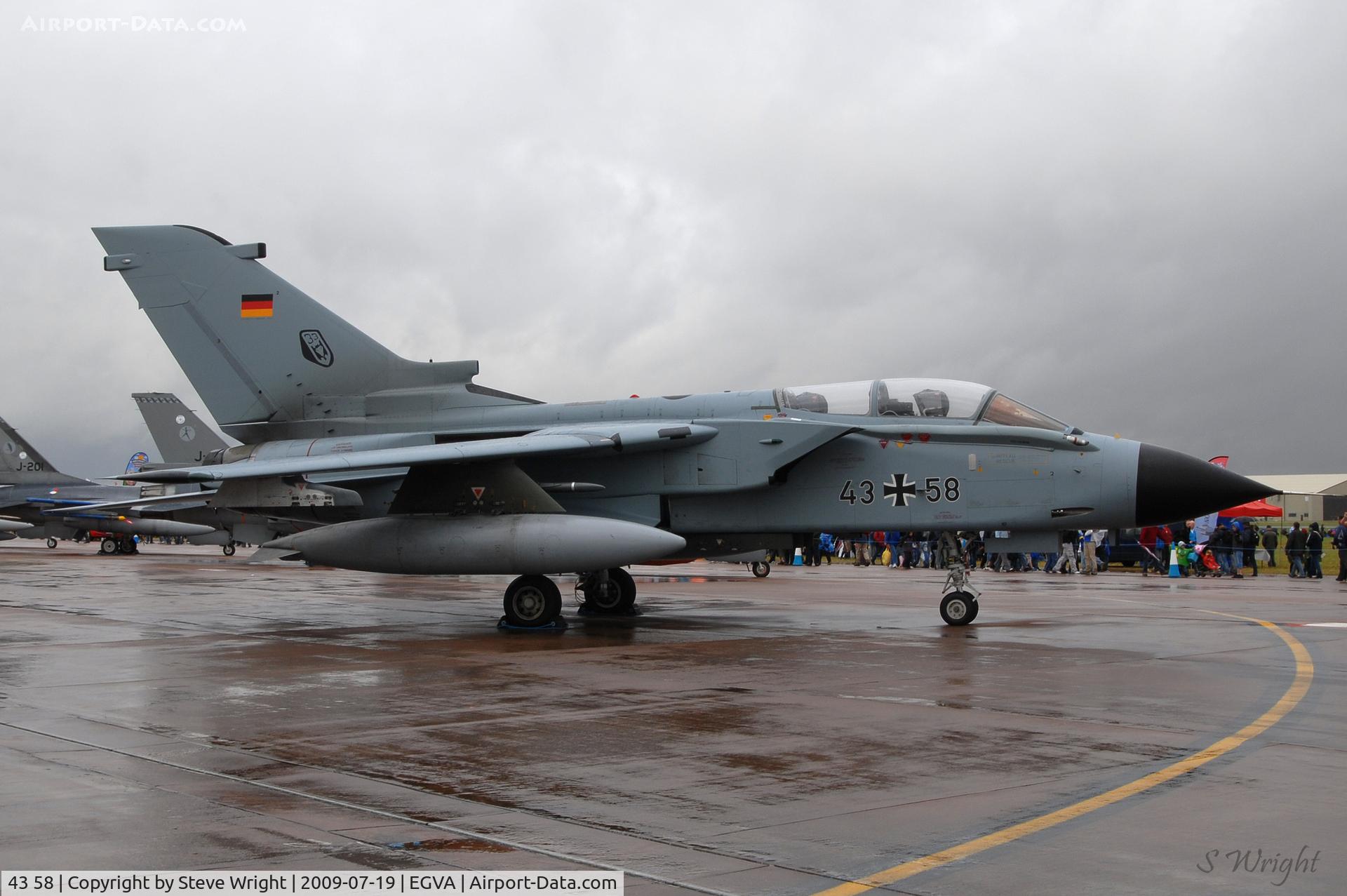 43 58, Panavia Tornado IDS C/N 155/GS031/4058, RIAT 2009 RAF Fairford UK