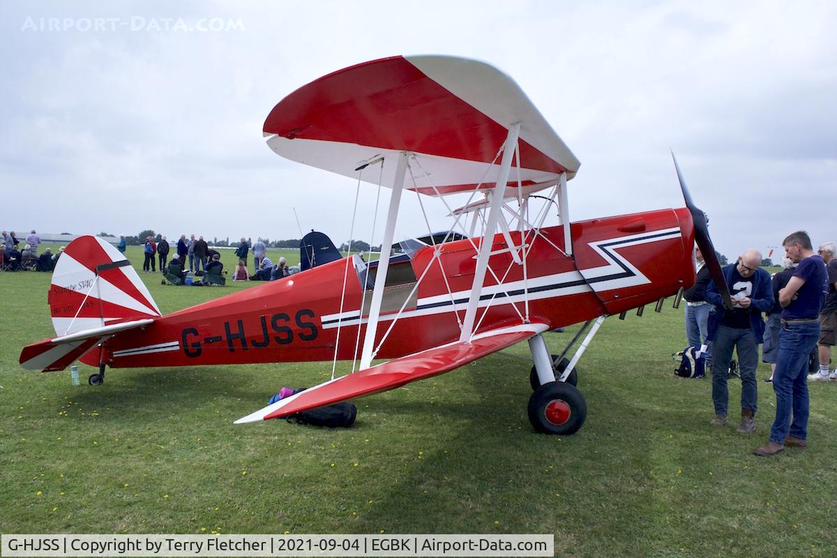 G-HJSS, 1949 Stampe-Vertongen SV-4C C/N 1101, At LAA National Fly-In at Sywell