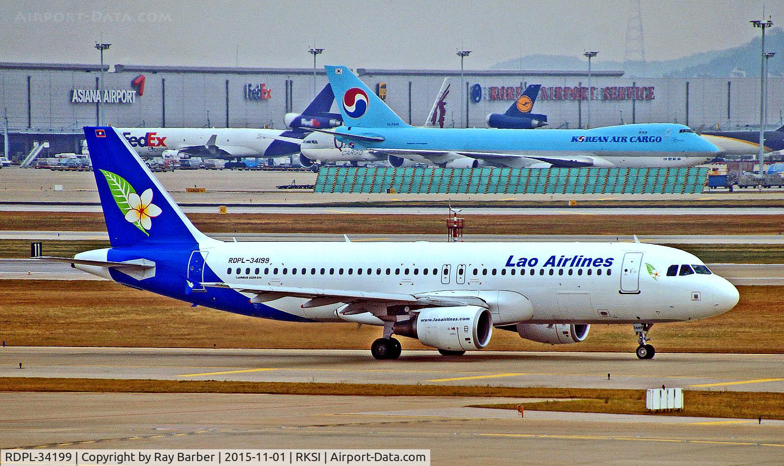 RDPL-34199, 2011 Airbus A320-214 C/N 4639, RDPL-34199   Airbus A320-214 [4639] (Lao Airlines)  Seoul-Incheon Int'l~HL 01/11/2015