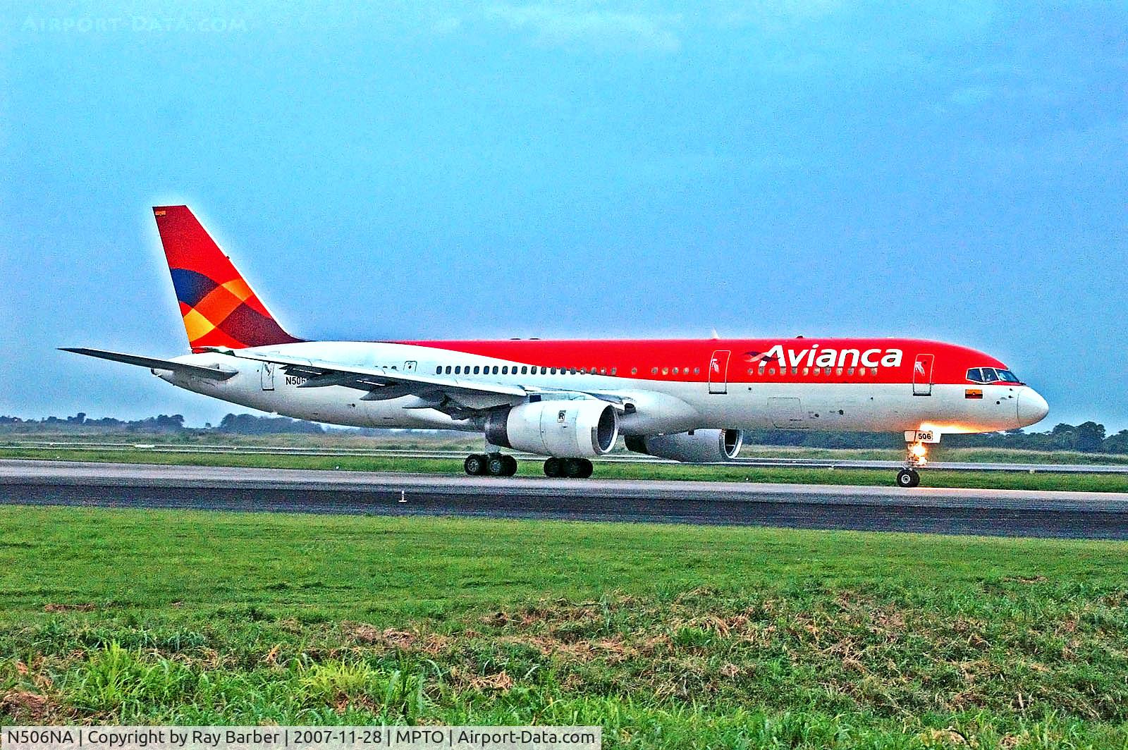 N506NA, 1990 Boeing 757-236 C/N 24771, N506NA   Boeing 757-236 [24771] (Avianca) Panama City-Tocumen Int'l~HP 28/11/2007
