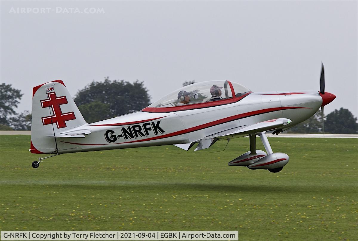 G-NRFK, 2013 Vans RV-8 C/N PFA 303-14135, At LAA National Fly-In at Sywell