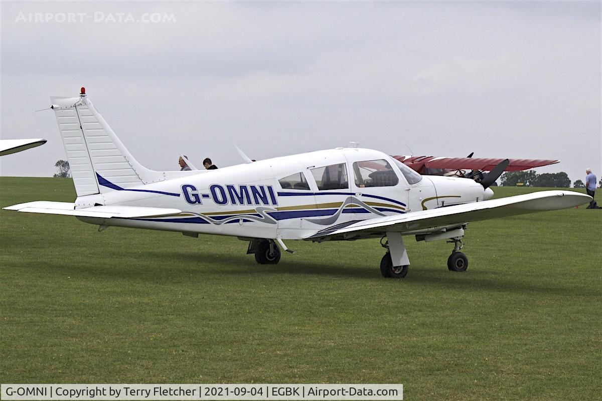 G-OMNI, 1973 Piper PA-28R-200-2 Cherokee Arrow II C/N 28R-7335130, At LAA National Rally at Sywell