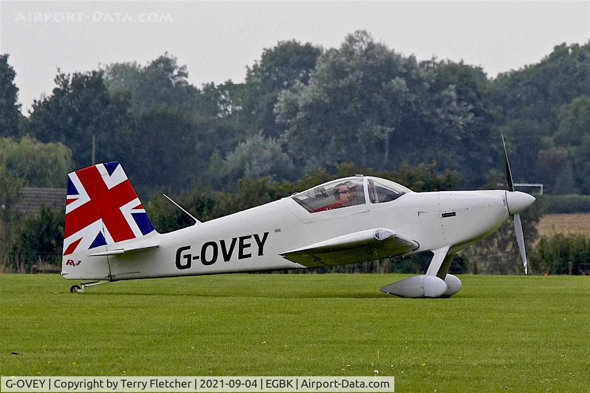 G-OVEY, 2020 Vans RV-7 C/N LAA 323-15557, At LAA National Fly-In at Sywell