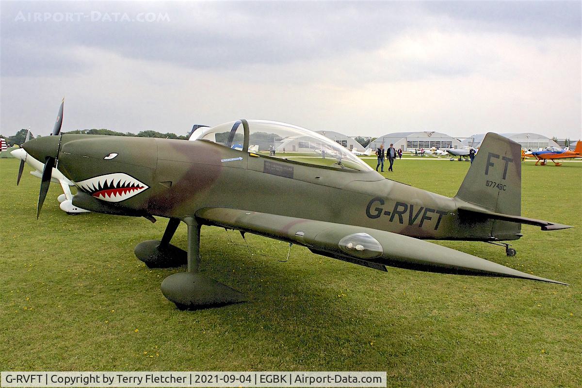 G-RVFT, 2011 Vans RV-8 C/N 82253, At LAA National Fly-In at Sywell , UK