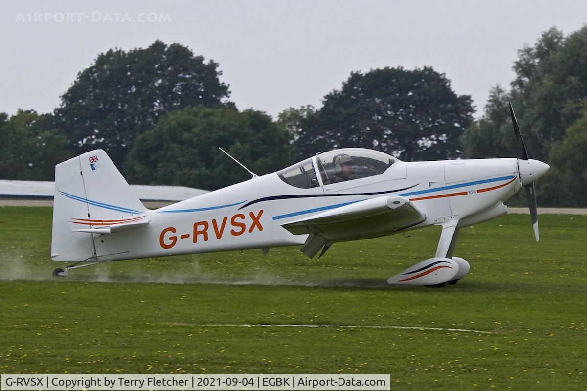 G-RVSX, 2004 Vans RV-6 C/N PFA 181-13090, At LAA National Fly-In at Sywell