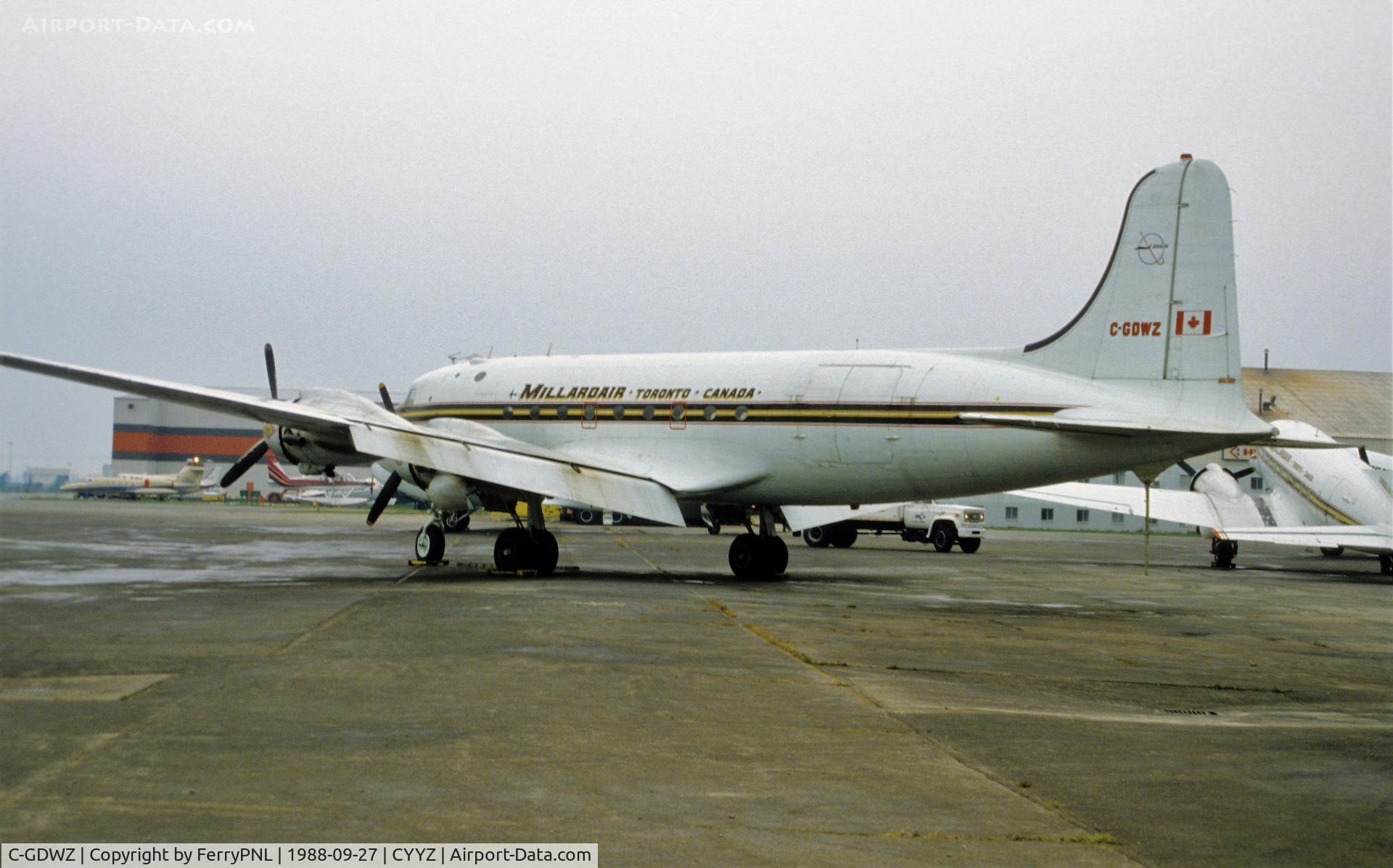 C-GDWZ, 1944 Douglas C54D-DC C/N 10636, Millardair DC4 (C54)