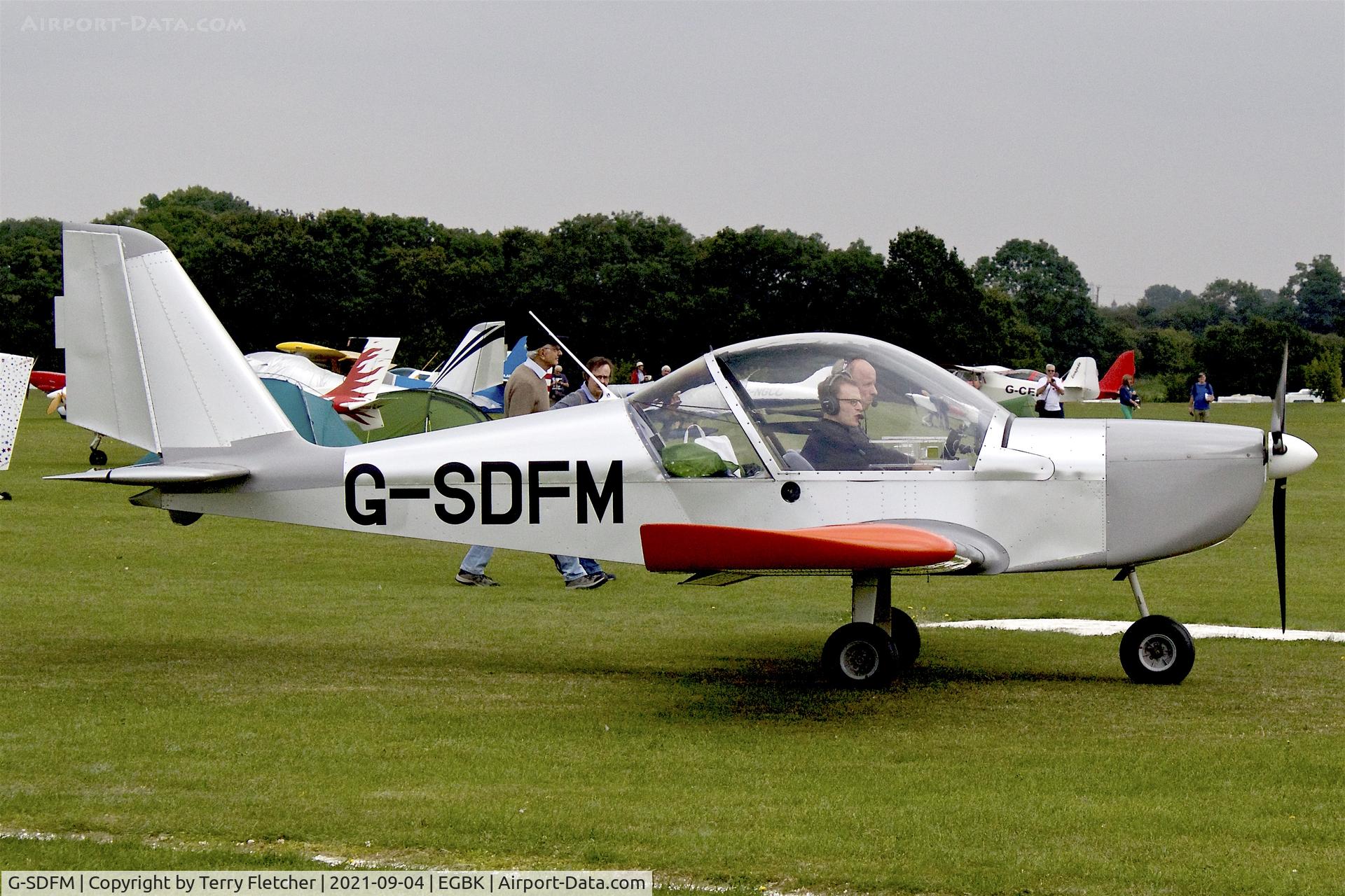 G-SDFM, 2002 Aerotechnik EV-97 Eurostar C/N PFA 315-13884, At Sywell