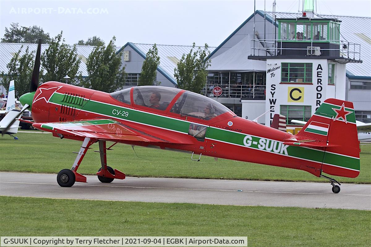 G-SUUK, 1998 Sukhoi Su-29 C/N N0001-01, At LAA National Rally at Sywell