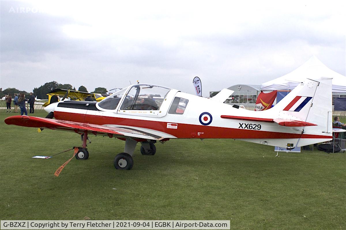 G-BZXZ, 1974 Scottish Aviation Bulldog T.1 C/N BH120/294, At LAA National Rally at Sywell
