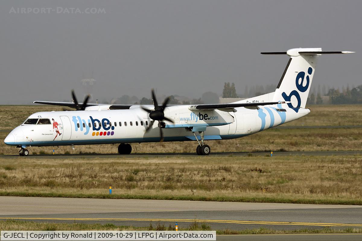 G-JECL, 2005 De Havilland Canada DHC-8-402Q Dash 8 C/N 4114, at cdg