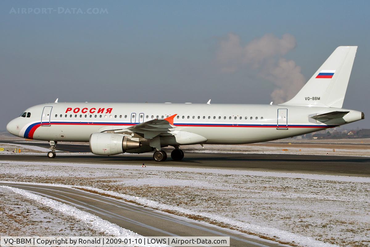 VQ-BBM, 2001 Airbus A320-214 C/N 1578, at lows