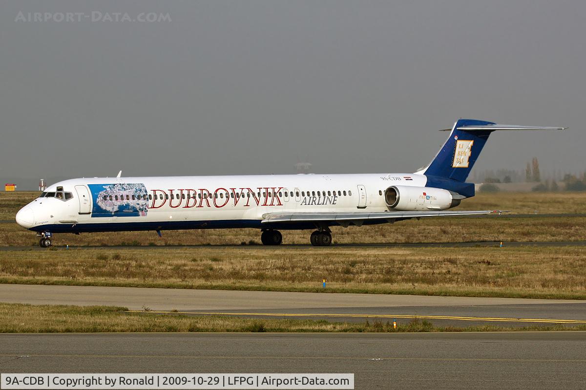 9A-CDB, 1991 McDonnell Douglas MD-83 (DC-9-83) C/N 49986, at cdg
