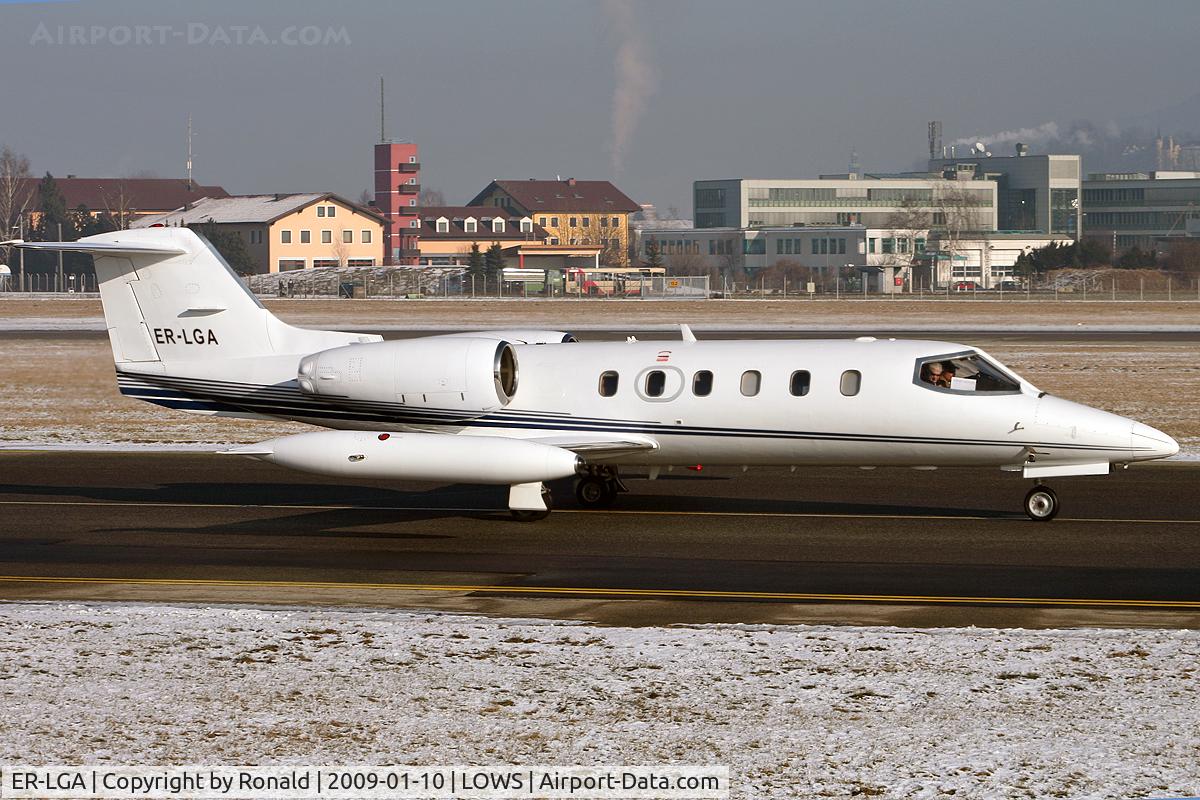 ER-LGA, 1981 Learjet 35A C/N 35A-406, at lows