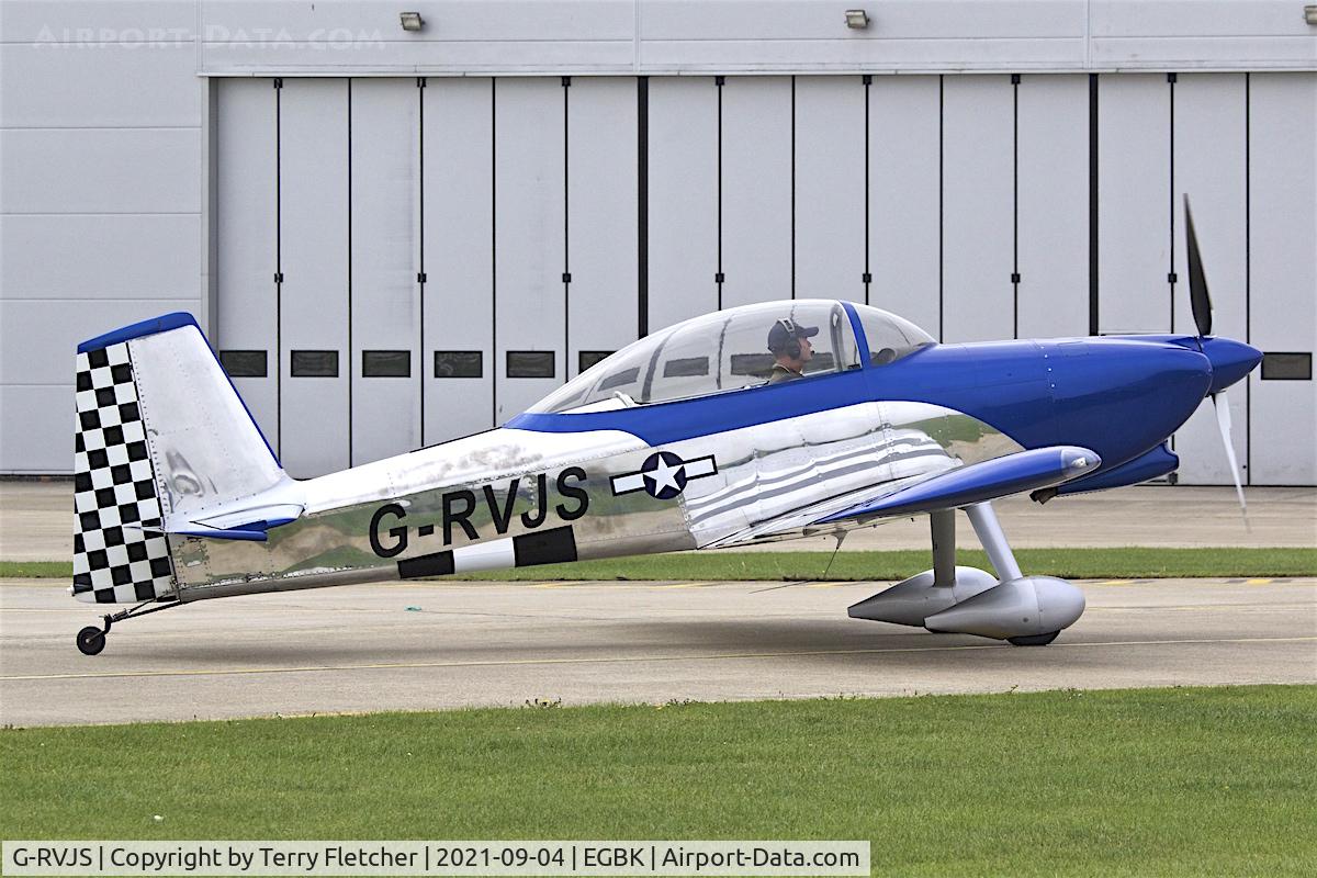 G-RVJS, 2010 Vans RV-8 C/N 82237, At LAA National Rally at Sywell