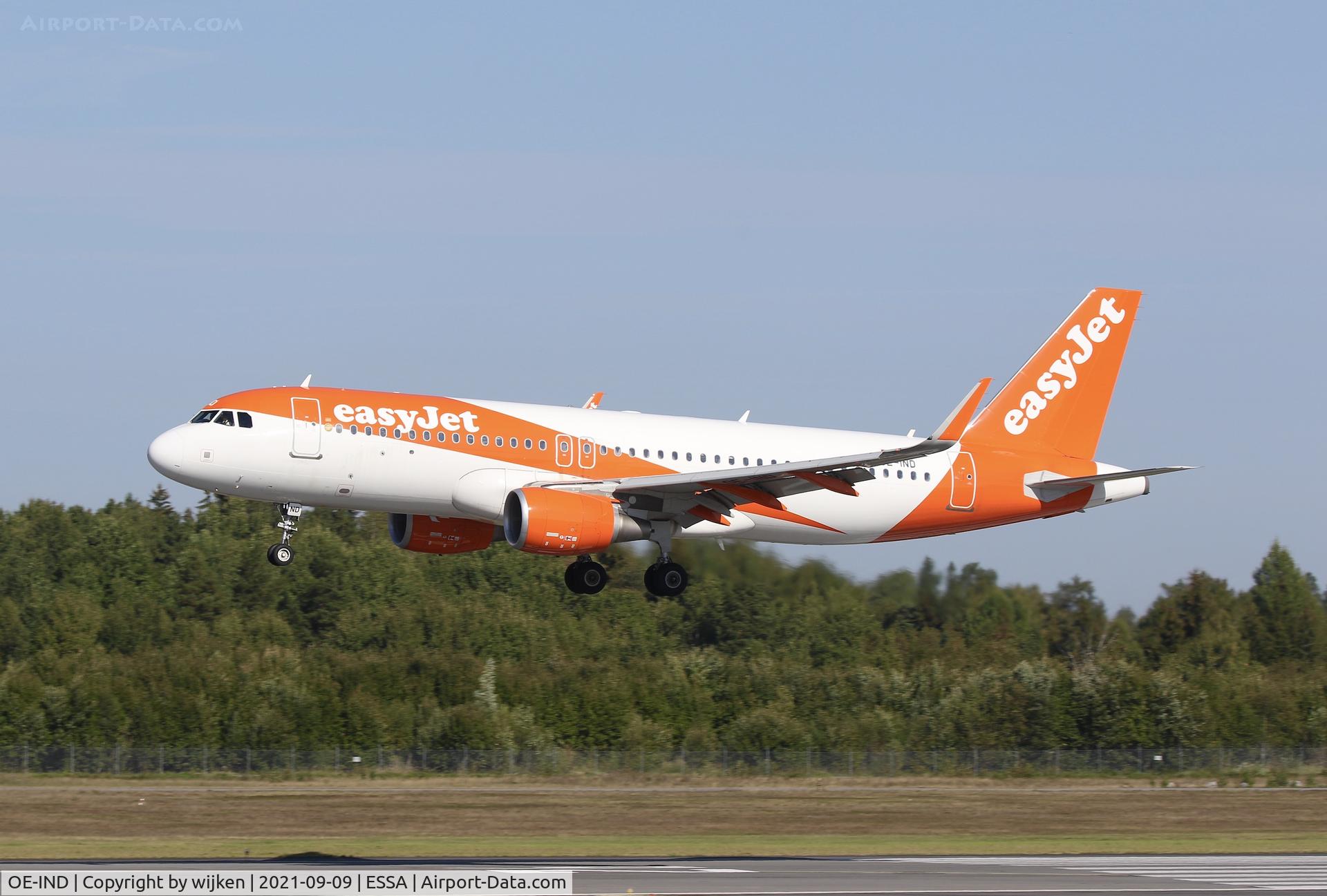 OE-IND, 2017 Airbus A320-214 C/N 7762, RWY 26