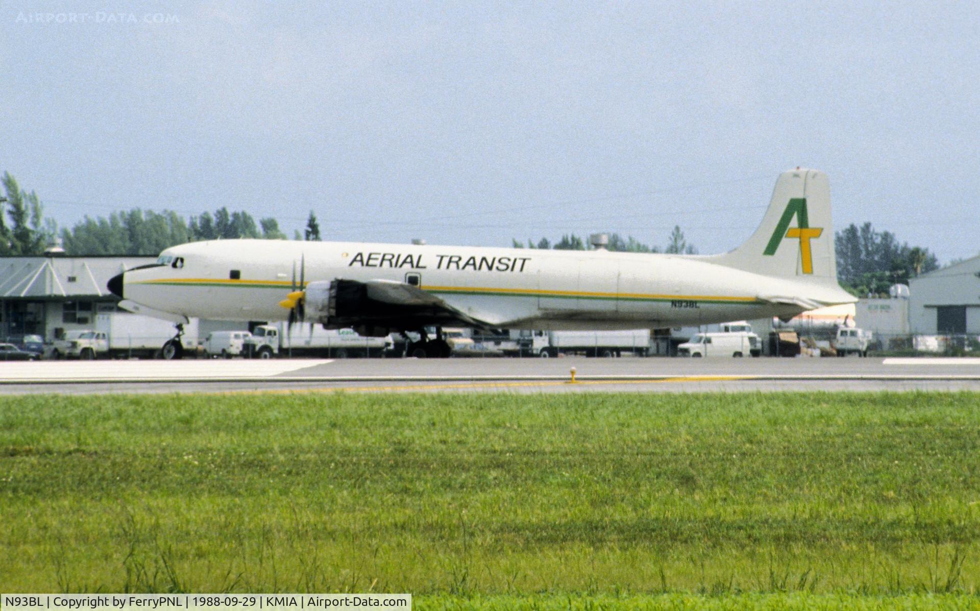 N93BL, 1954 Douglas DC-6B C/N 44109, Aerial Transit DC6