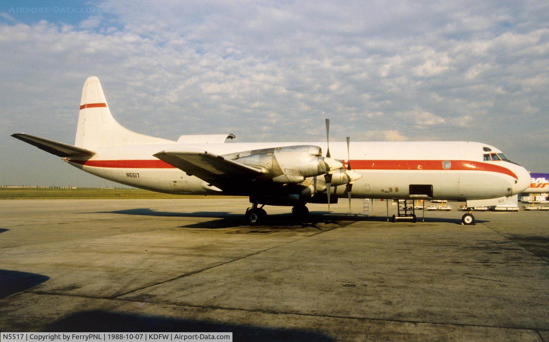 N5517, 1959 Lockheed L-188A Electra C/N 188A-1023, Zantop L188