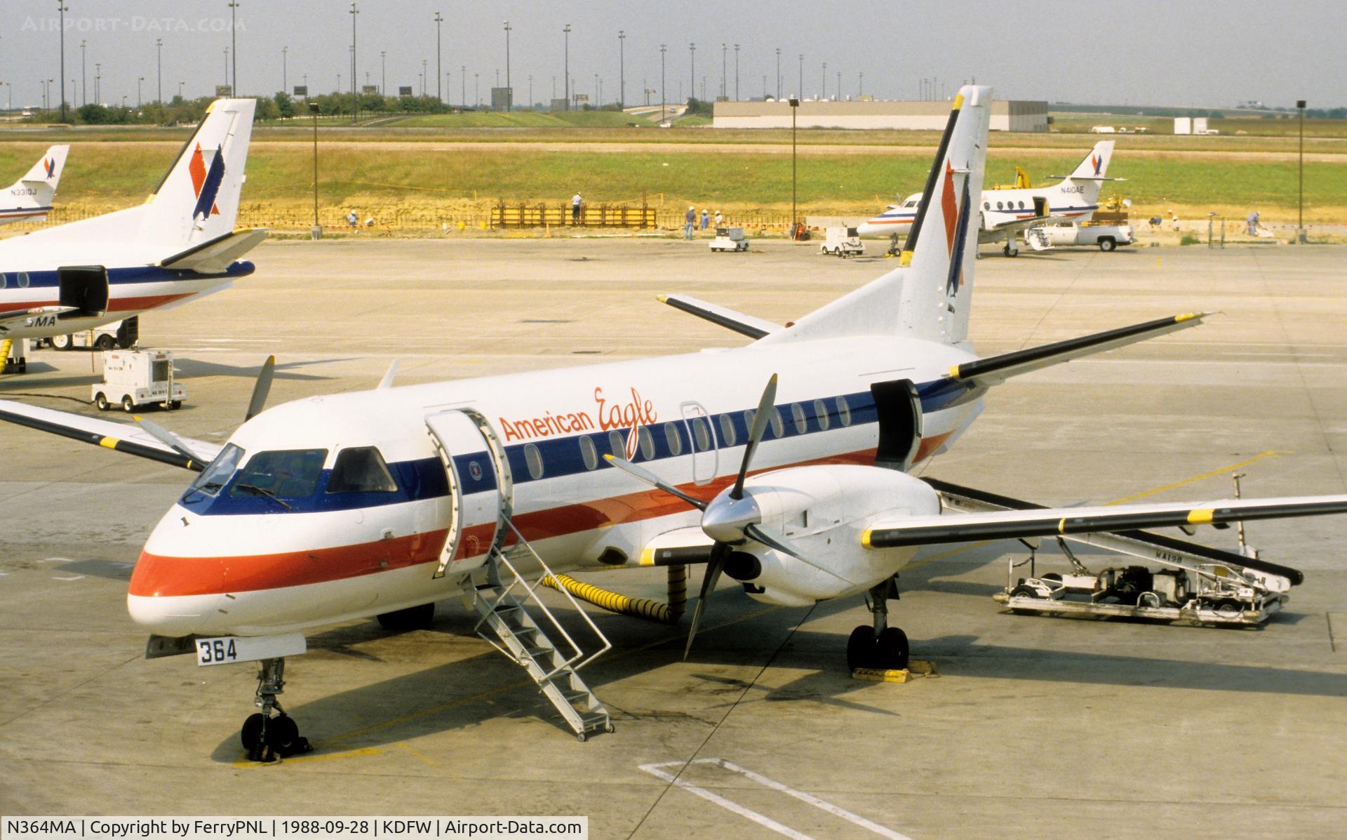 N364MA, 1987 Saab SF-340A C/N 340A-099, American Eagle SF340 operated by Metroflight
