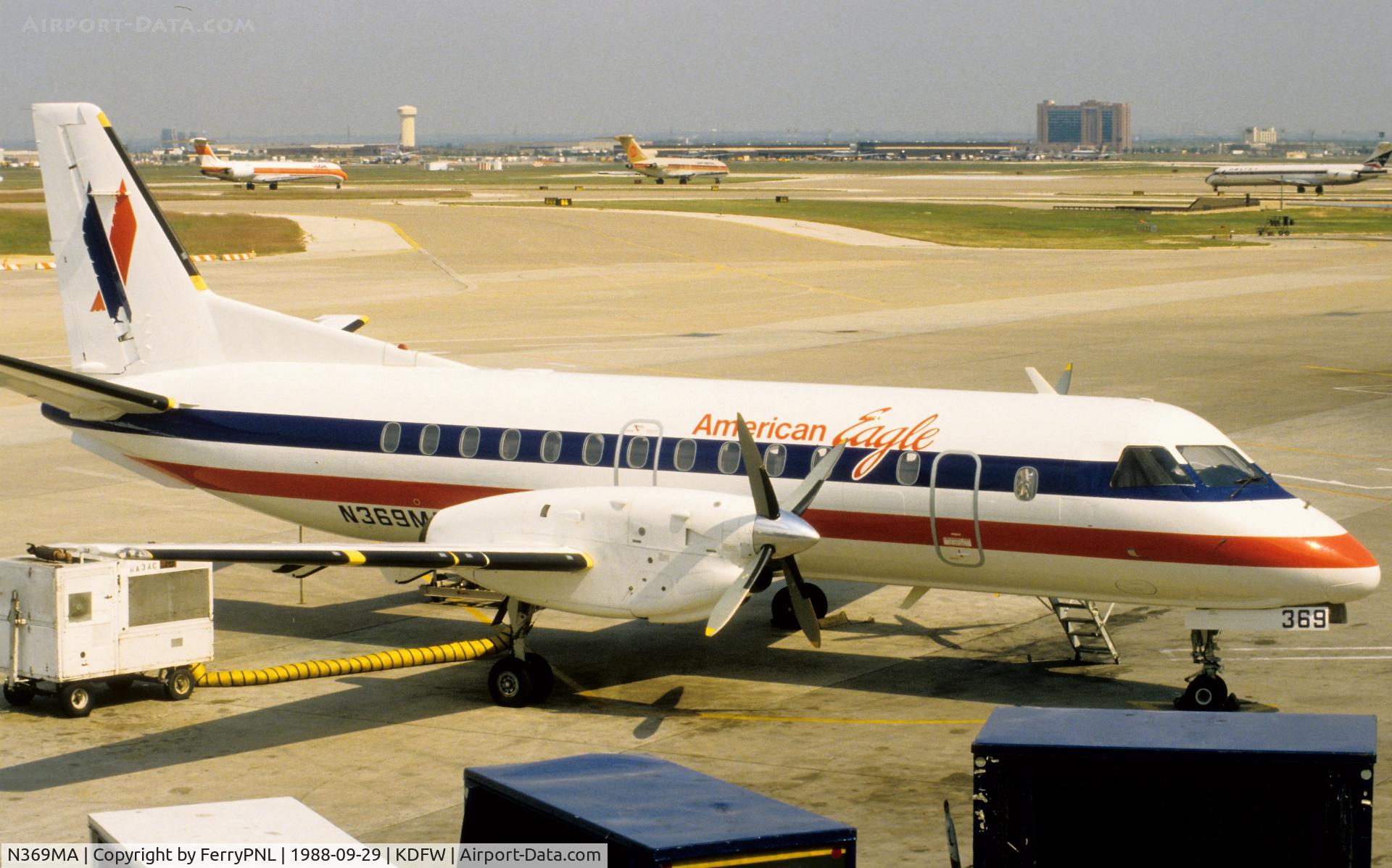 N369MA, 1987 Saab SF-340A C/N 340A-110, American Eagle SF340
