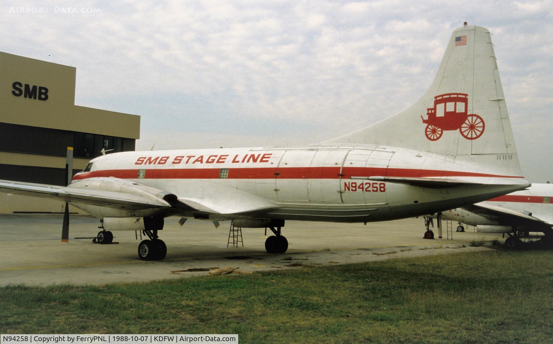N94258, 1948 Convair 600-240D C/N 119, SMB Convair 600