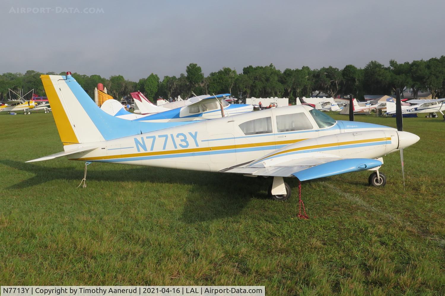 N7713Y, 1965 Piper PA-30 Twin Comanche C/N 30-802, 1965 Piper PA-30, c/n: 30-802, Sun-n-Fun 2021