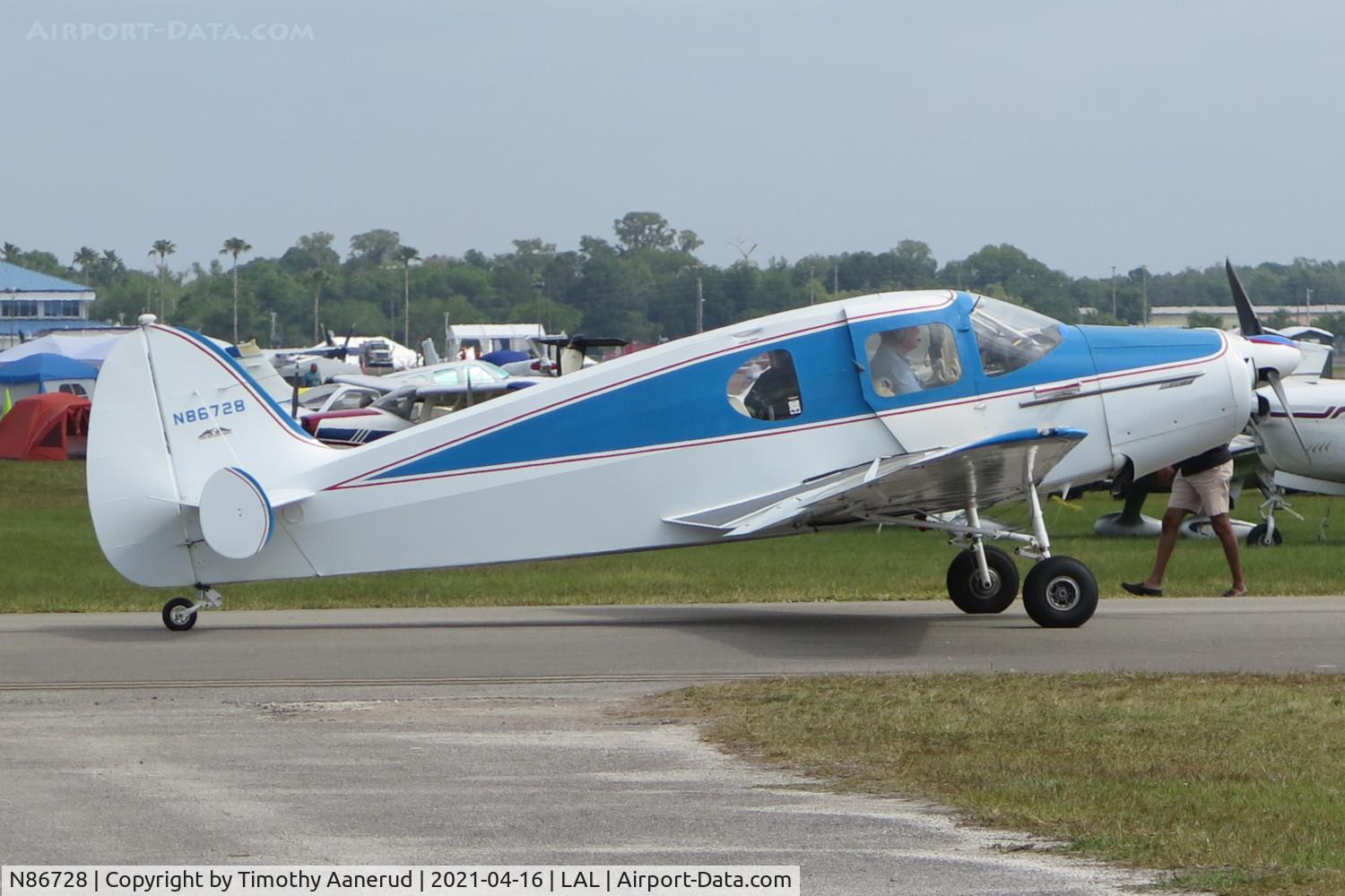N86728, 1946 Bellanca 14-13-2 Cruisair Senior C/N 1089, 1946 Bellanca 14-13-2, c/n: 1089, Sun-n-Fun 2021