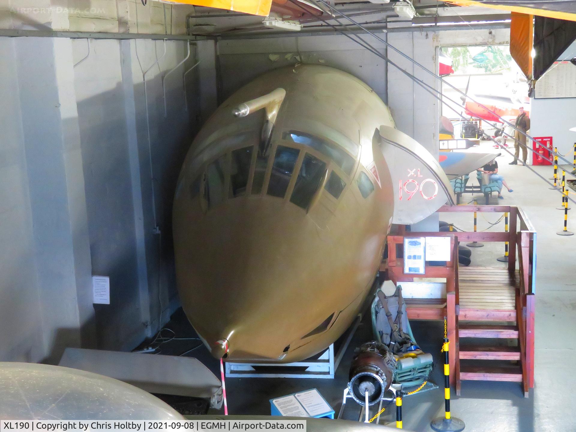 XL190, 1962 Handley Page Victor K.2 C/N HP80/71, Cockpit section preserved at RAF Manston Museum, Kent