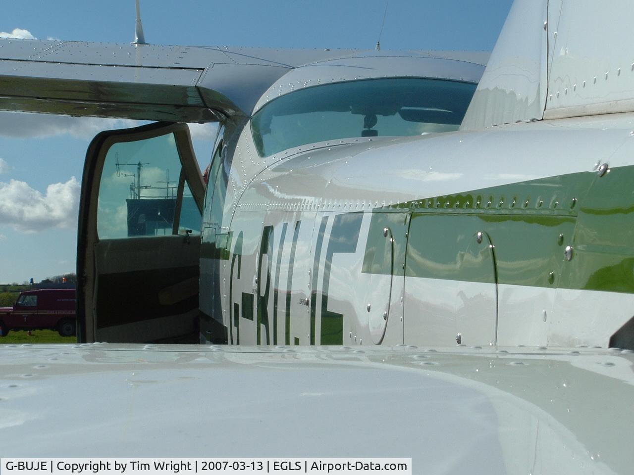 G-BUJE, 1973 Cessna 177B Cardinal C/N 177-01920, A friend invited me for a day out on this relatively rare Cessna Cardinal.  We flew from Old Sarum (near Salisbury, UK) to Sandown on the Isle Of Wight.