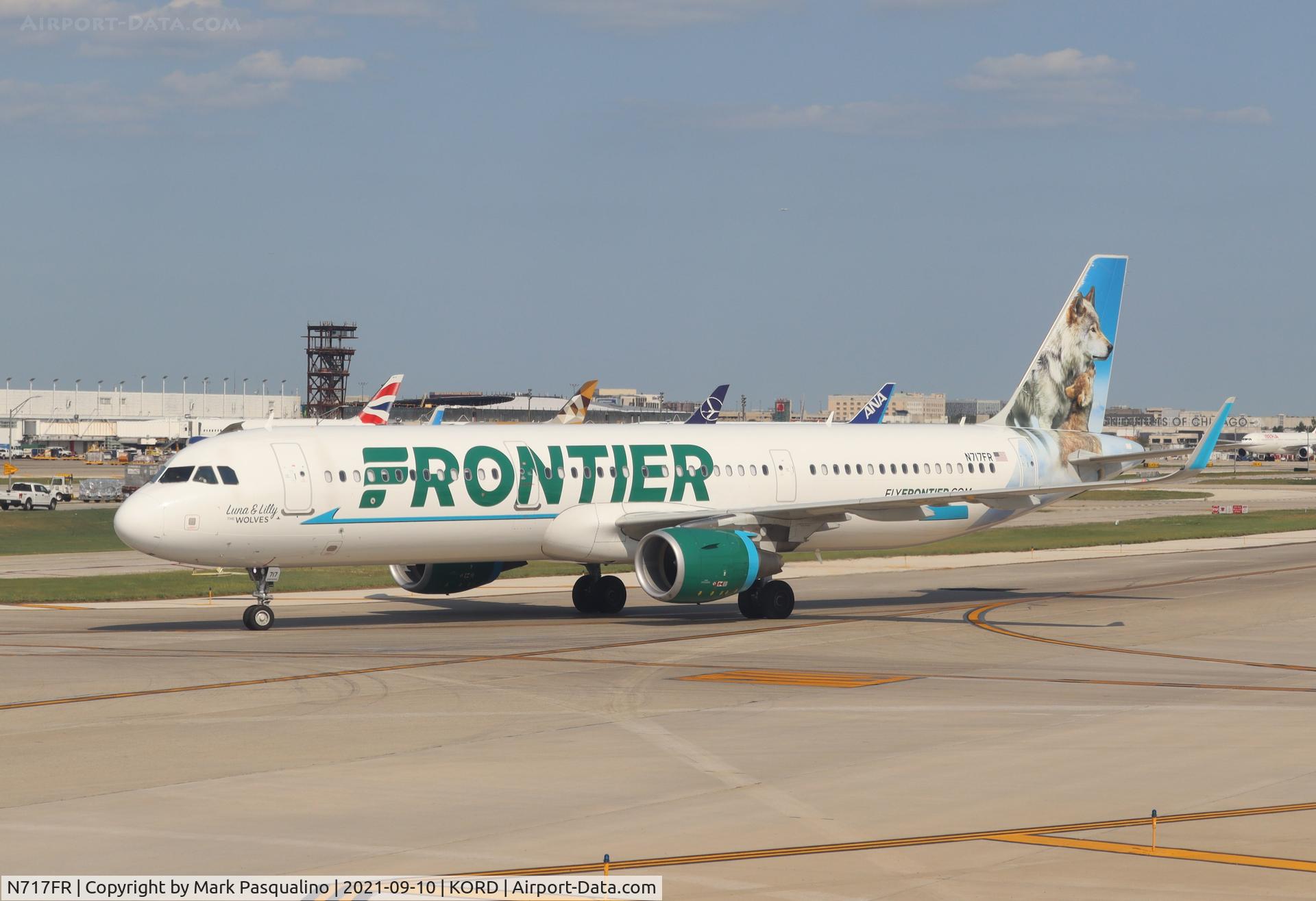 N717FR, 2017 Airbus A321-211 C/N 7536, Airbus A321-211