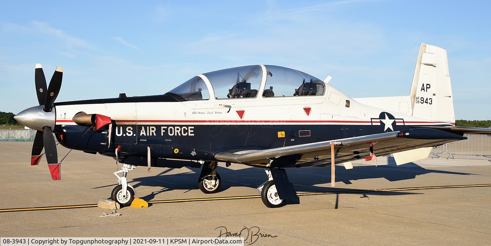 08-3943, 2008 Raytheon T-6A Texan II C/N PT-510, JEDI70