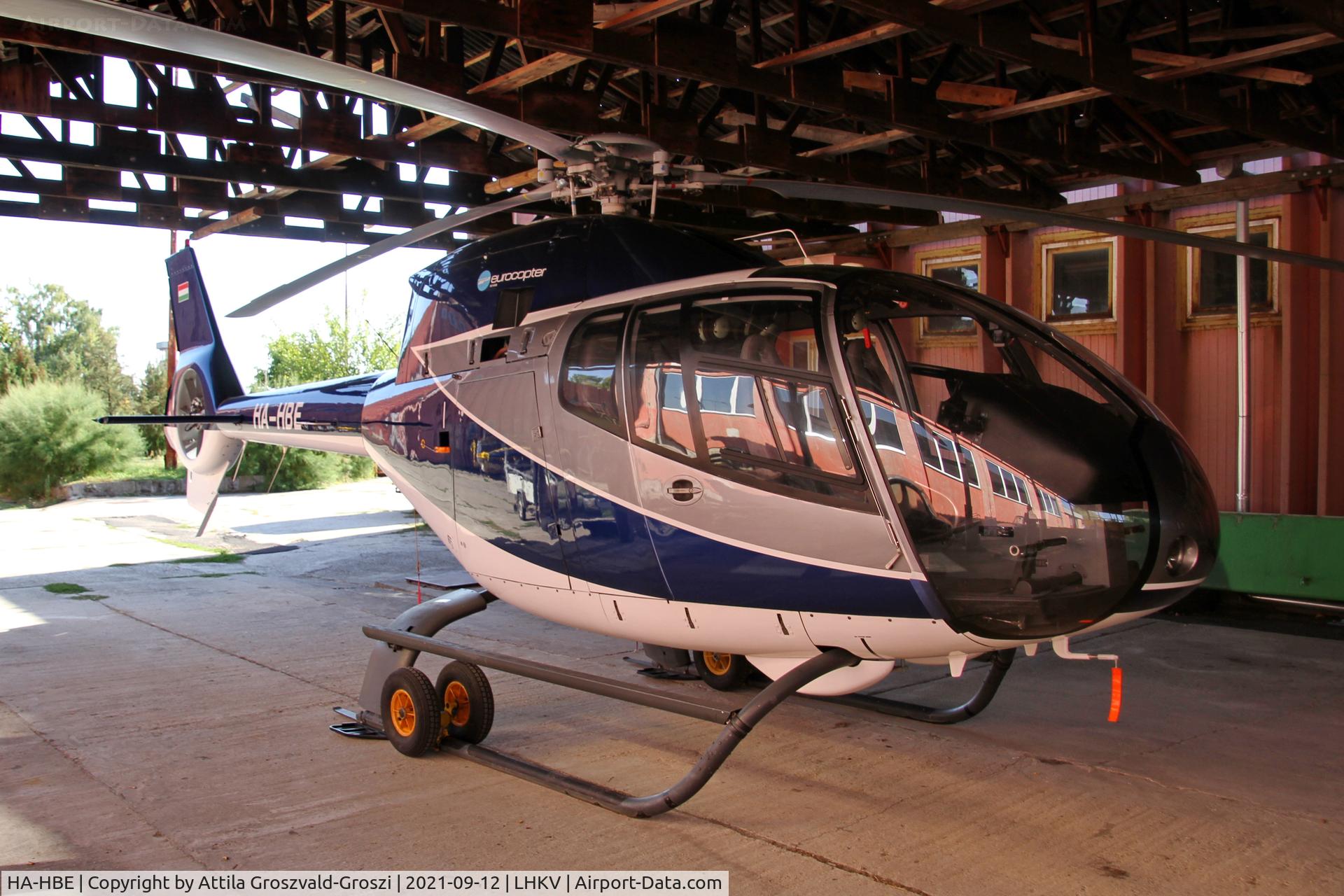 HA-HBE, 2000 Eurocopter EC-120B Colibri C/N 1158, LHKV Kapsújlak Airport, Hungary