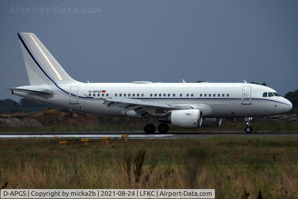D-APGS, 2007 Airbus ACJ319 (A319-115/CJ) C/N 3046, Taxiing