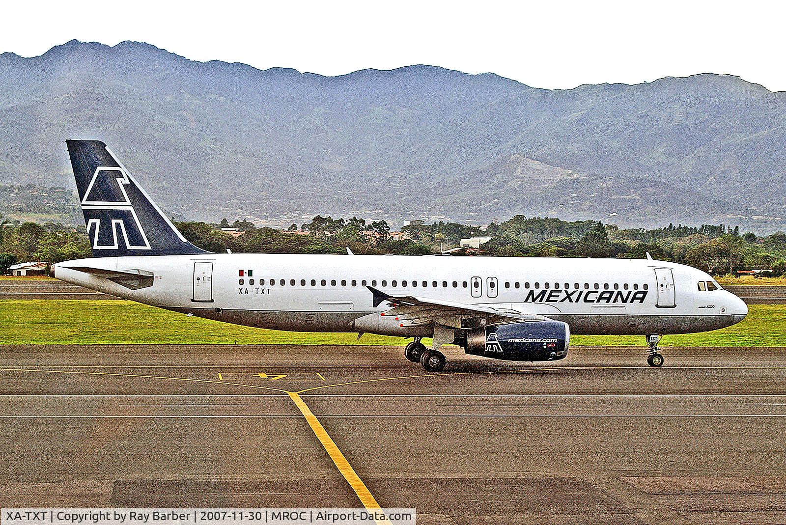 XA-TXT, 1993 Airbus A320-231 C/N 430, XA-TXT   Airbus A320-231 [0430] (Mexicana) San Jose-Juan Santamaria Int'l~TI 30/11/2007