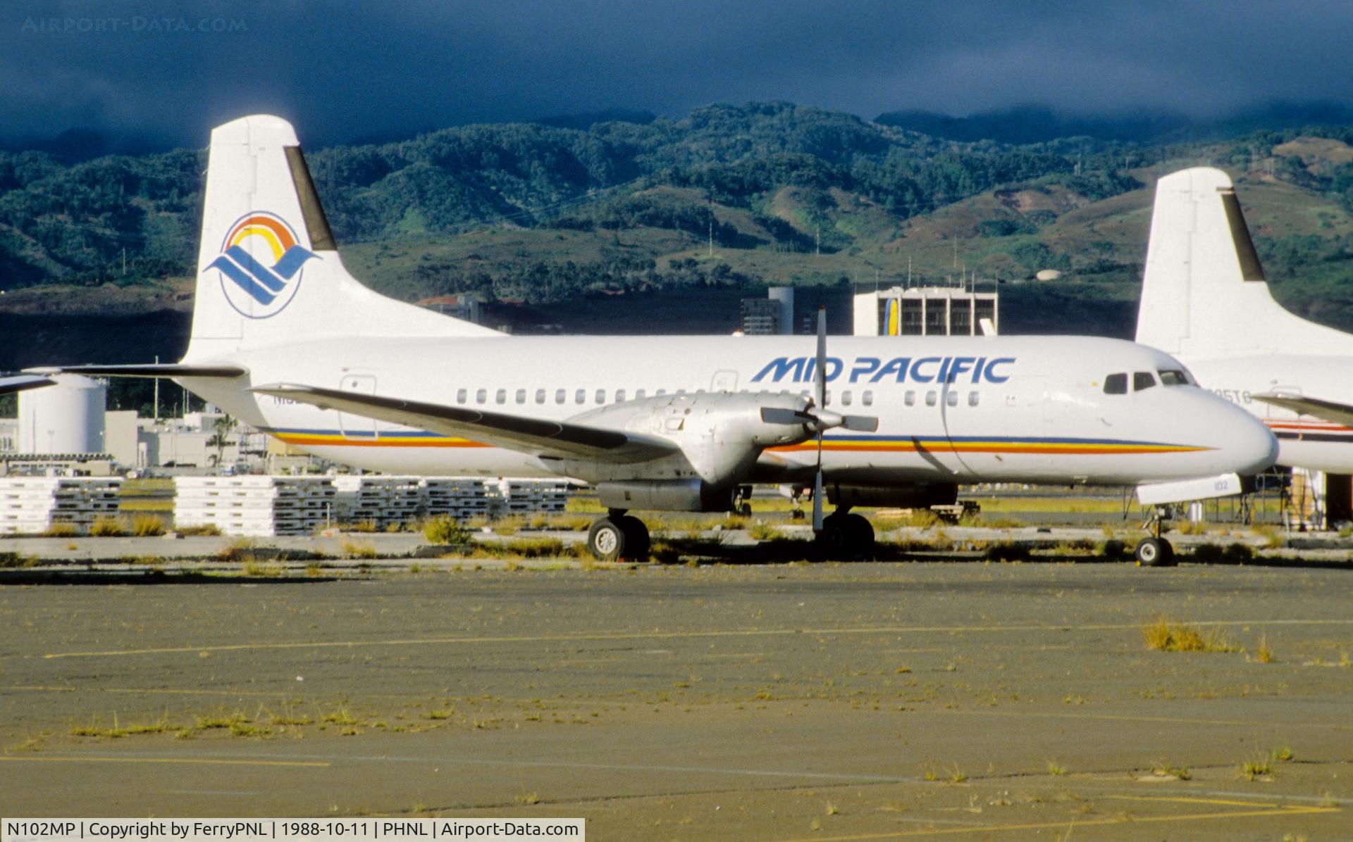 N102MP, 1964 NAMC YS-11 C/N 2004, Mid Pacific YS11