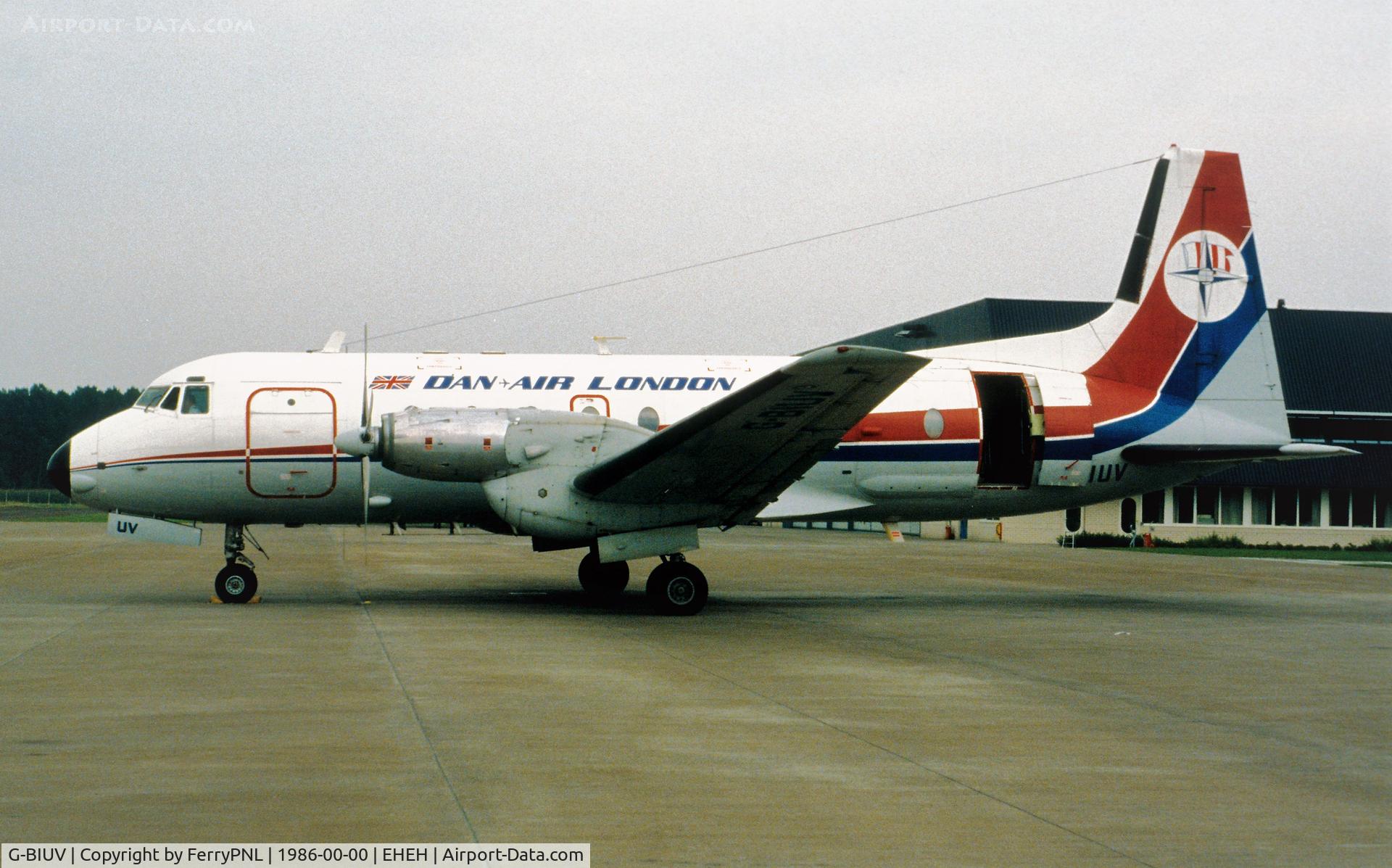 G-BIUV, 1971 Hawker Siddeley HS.748-275 Sr2A SCD C/N 1701, Dan-Air HS748