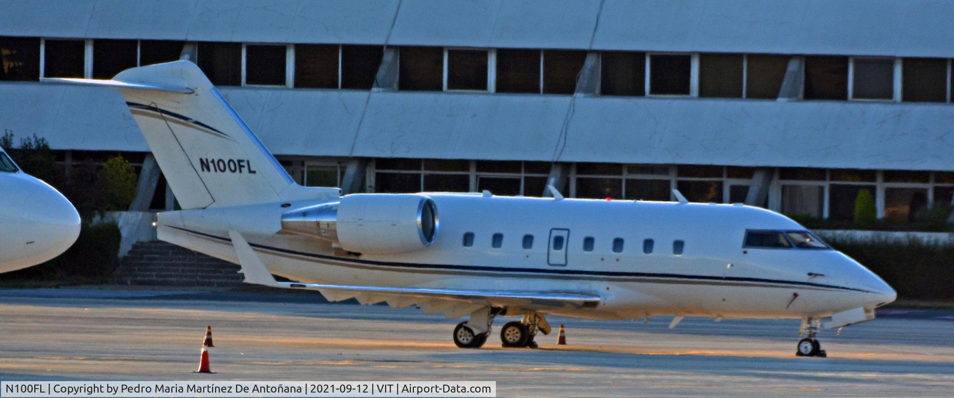N100FL, 2001 Canadair Challenger 604 (CL-600-2B16) C/N 5510, Aeropuerto de Foronda - Vitoria-Gasteiz - Euskadi - España