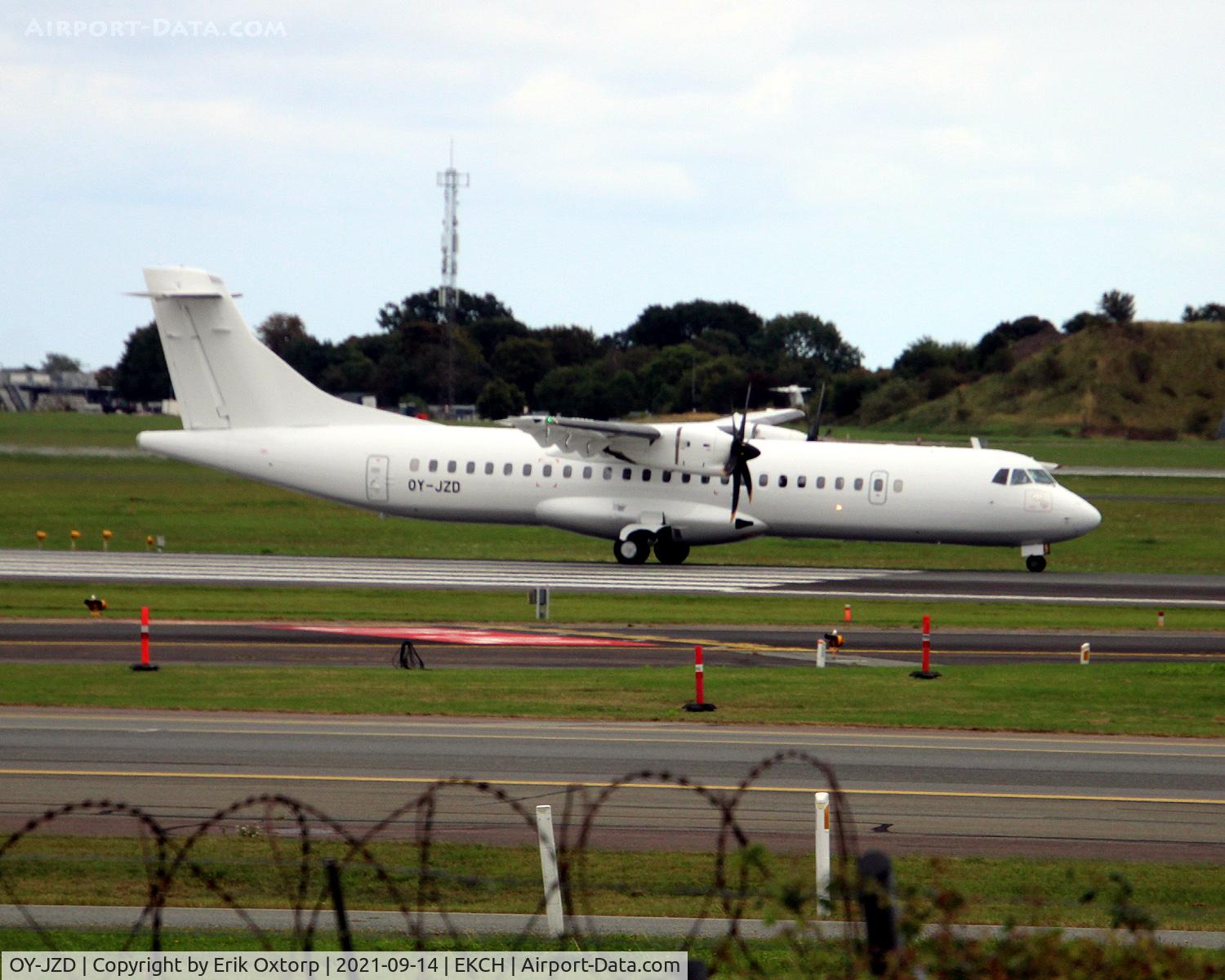 OY-JZD, 2013 ATR 72-600 (72-212A) C/N 1131, OY-JZD taking off rw 22R