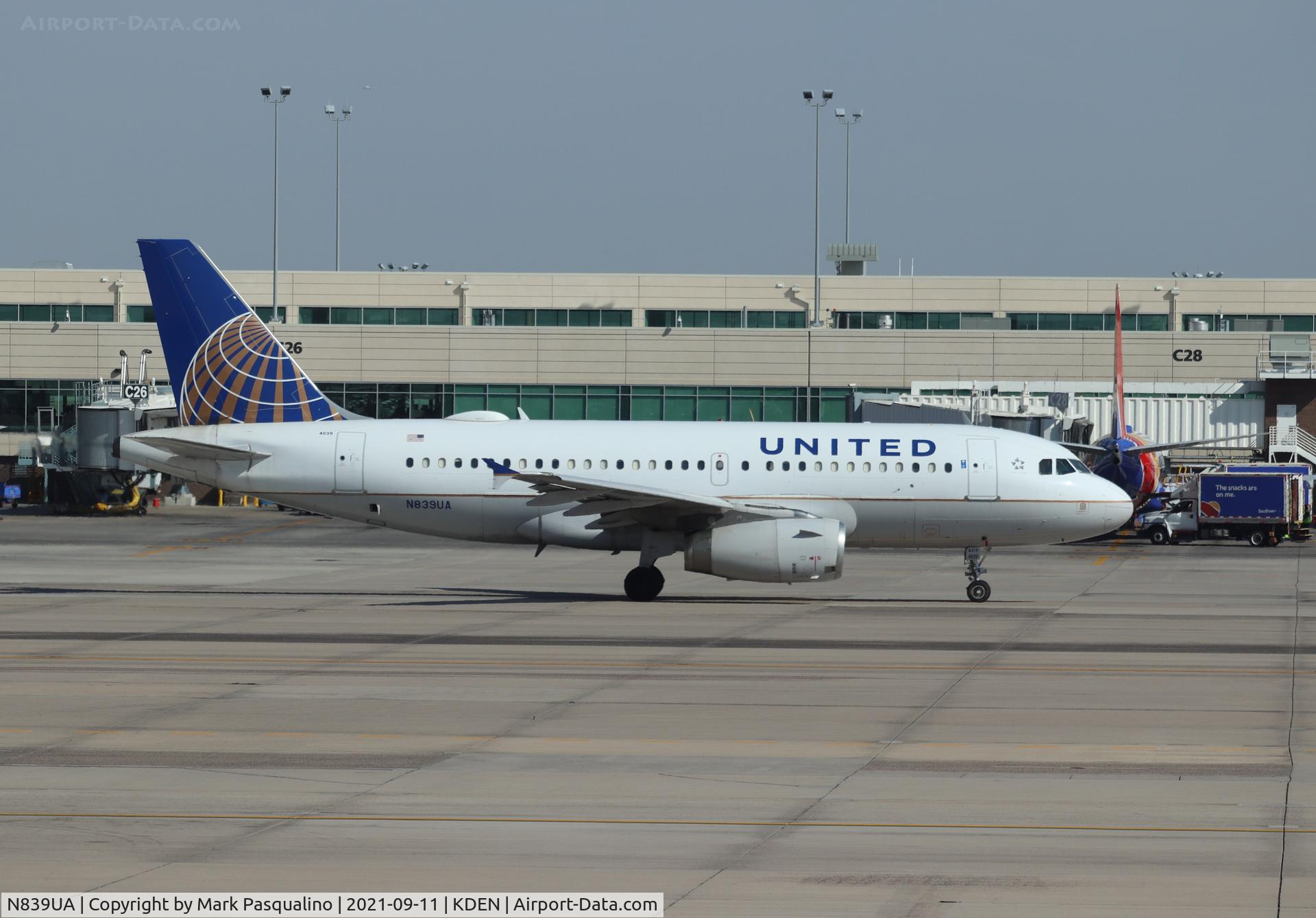 N839UA, 2001 Airbus A319-131 C/N 1507, Airbus A319-131