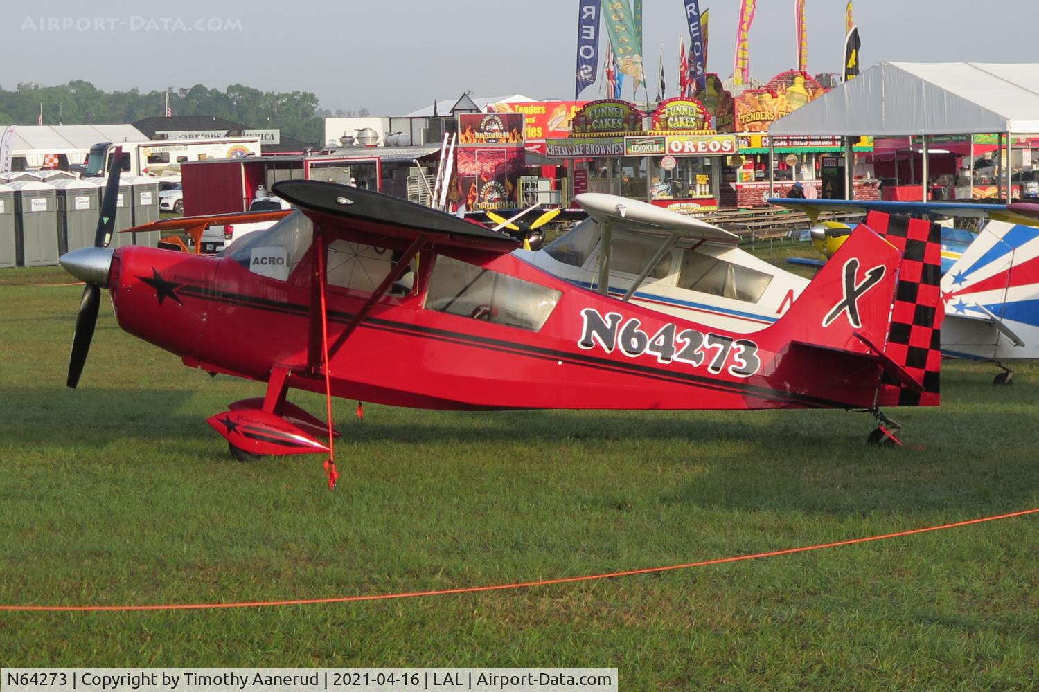 N64273, 2013 American Champion 8KCAB Decathlon C/N 1131-2013, 2013 AMERICAN CHAMPION AIRCRAFT 8KCAB, Sun-n-Fun 2021. Ex N60GK, N889YB