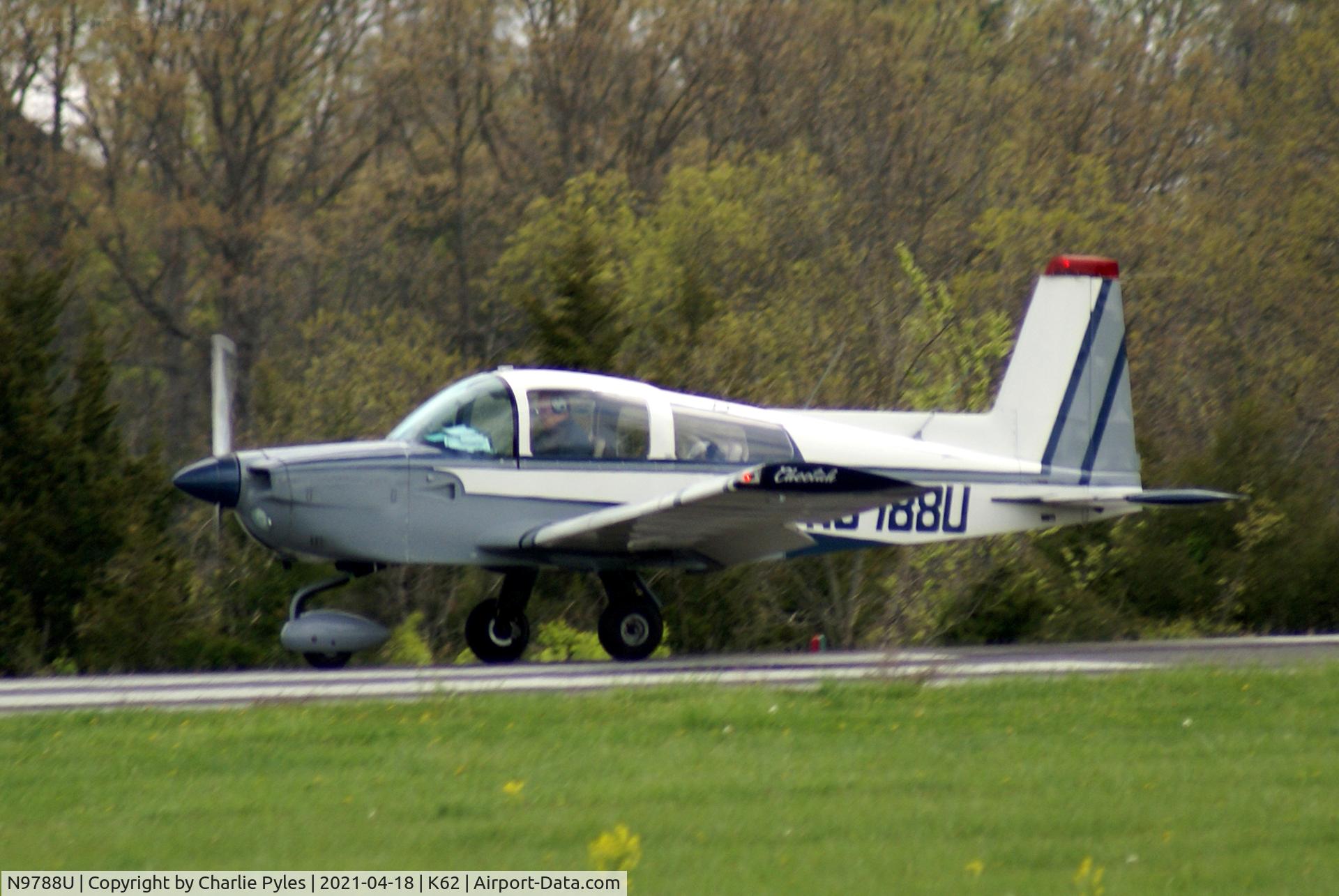 N9788U, 1976 Grumman American AA-5A Cheetah C/N AA5A-0188, .