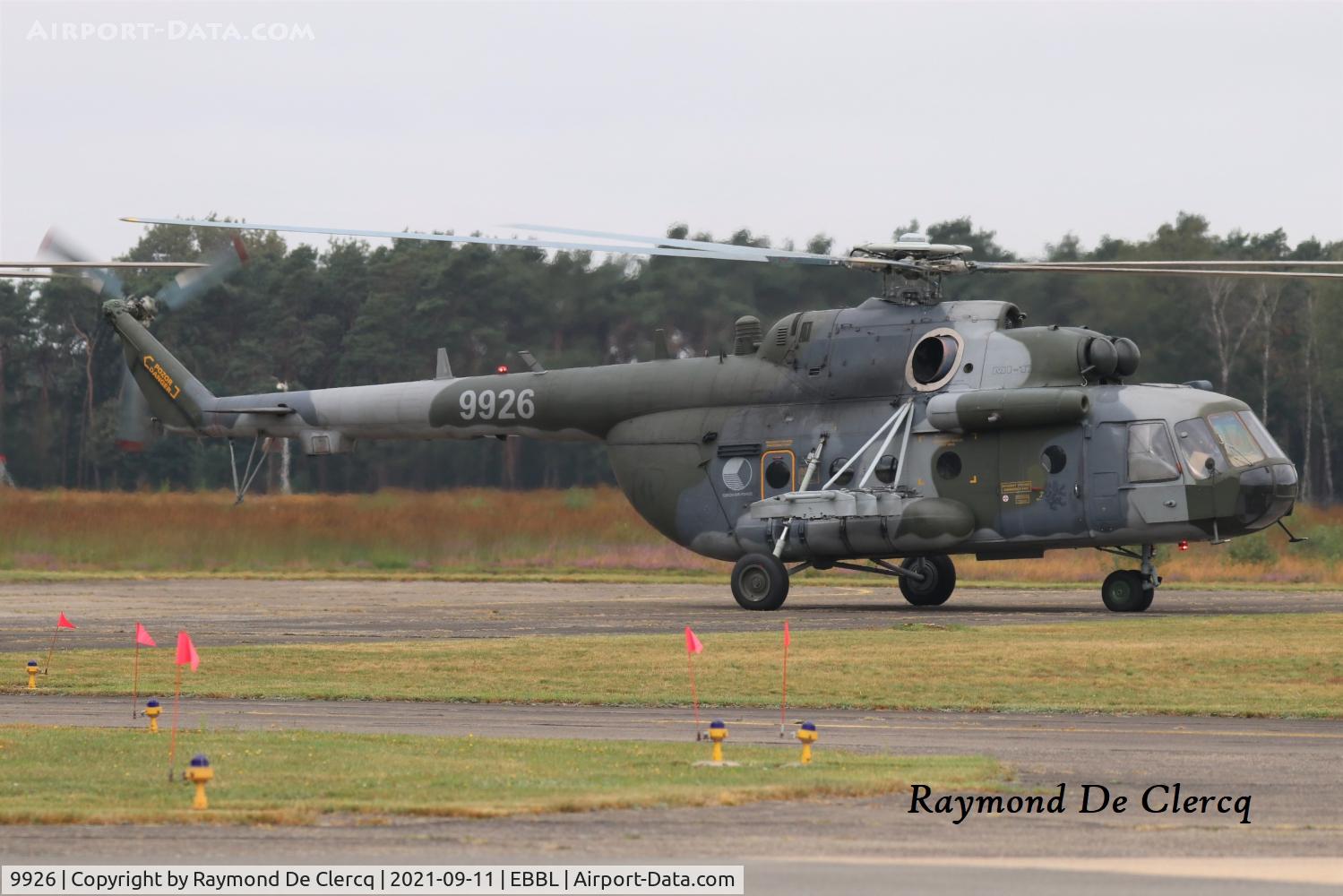 9926, Mil Mi-171Sh C/N 59489619926, Spottersday at Kleine Brogel.