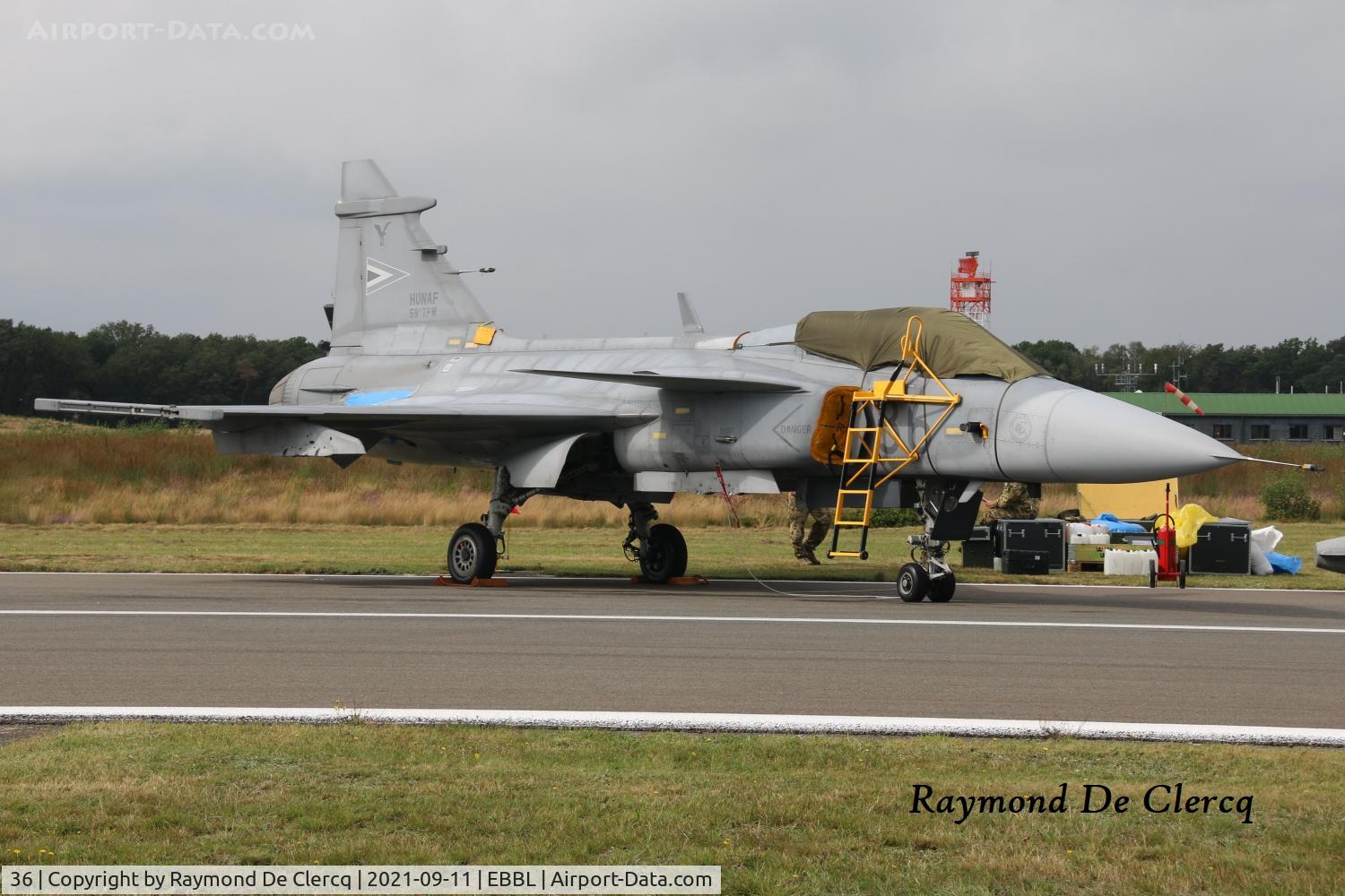 36, Saab JAS-39C Gripen C/N 39307, Spottersday at Kleine Brogel.